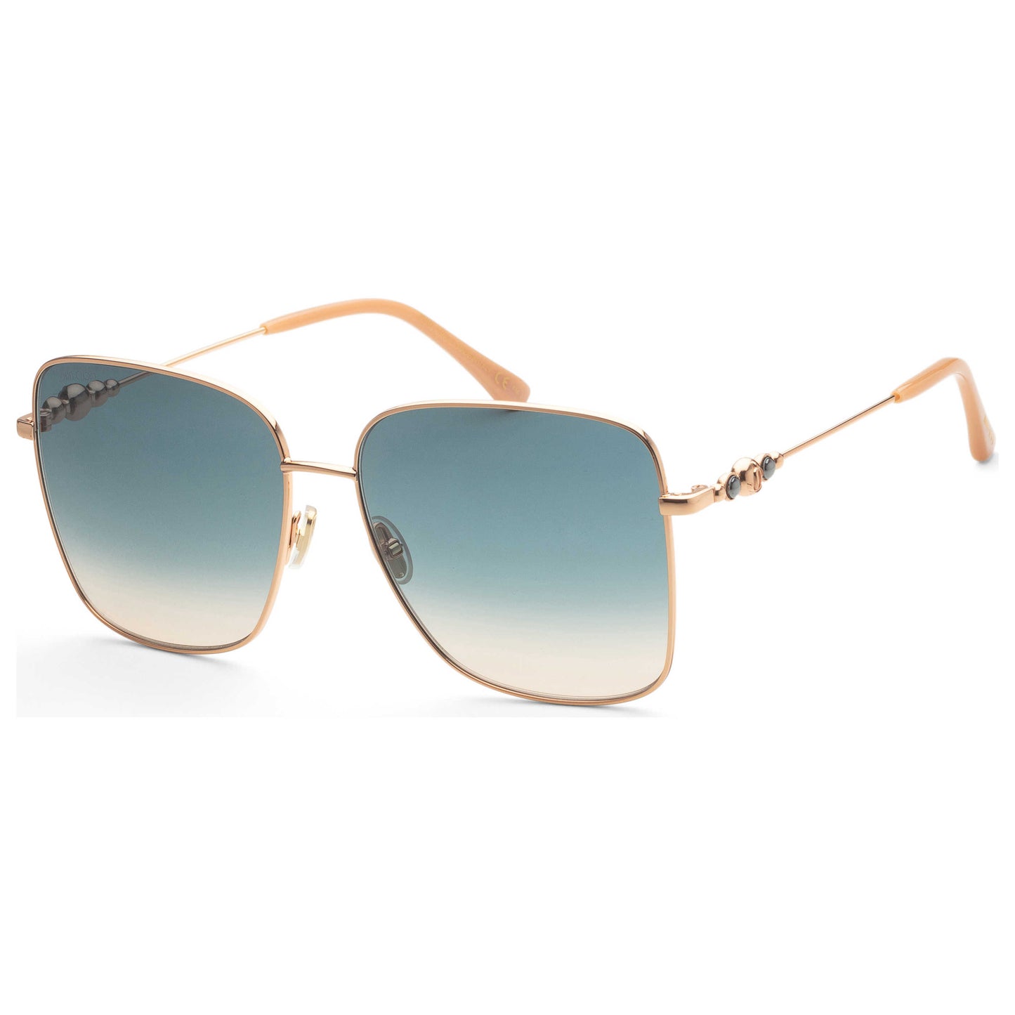 Front view of Jimmy Choo Hester Women's Sunglasses HESTERS-0BKU-I4