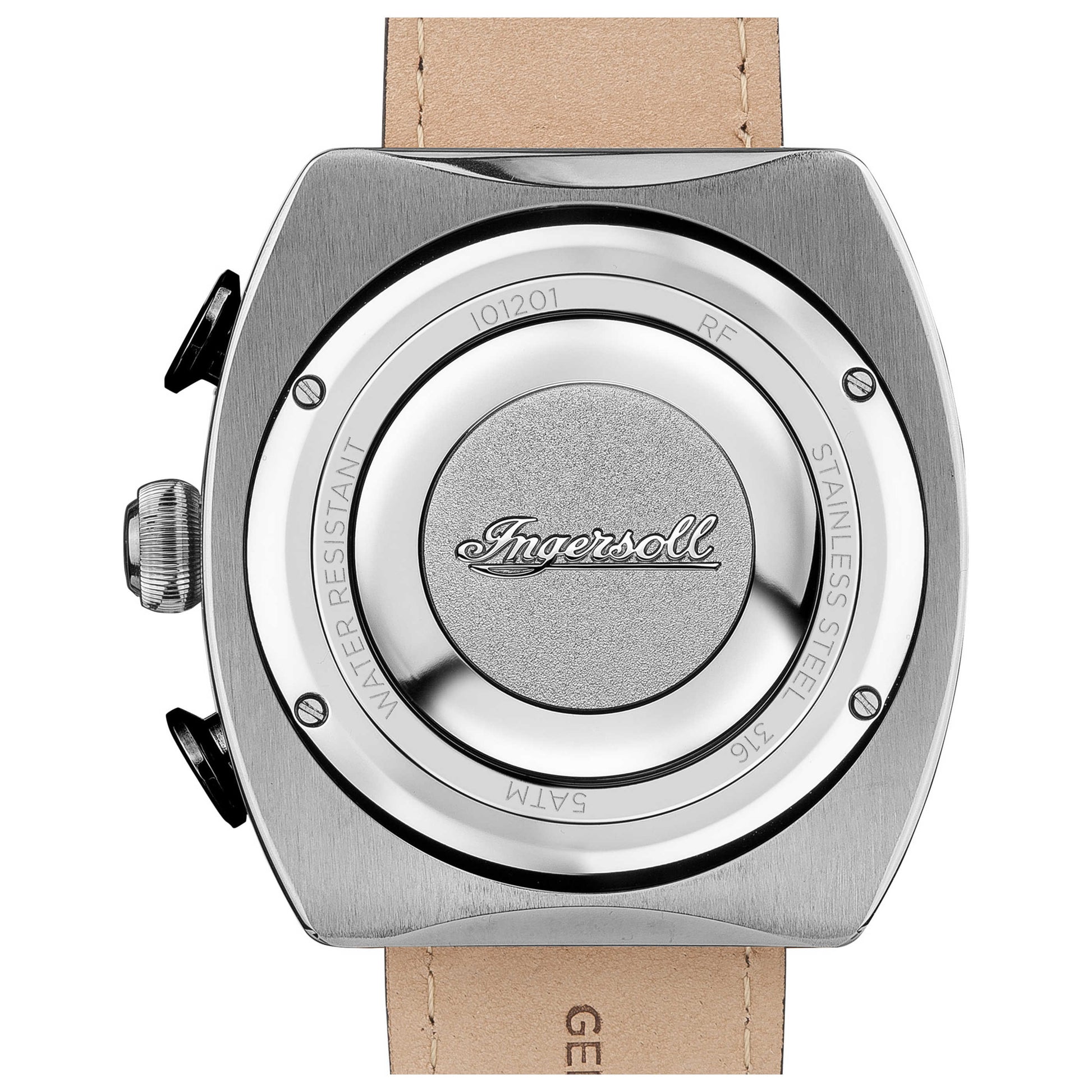 Back view of Ingersoll Michigan Men's Quartz Watch I01201