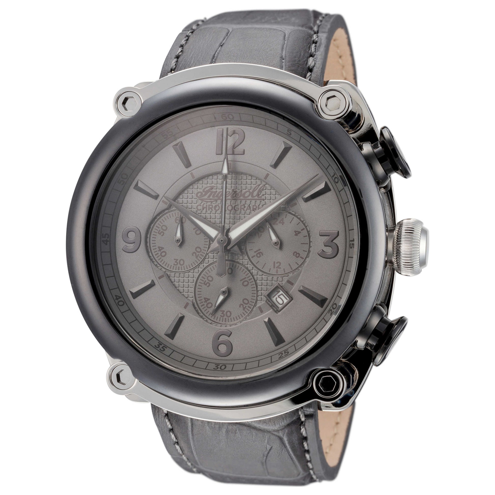 Front view of Ingersoll Michigan Men's Quartz Watch I01201