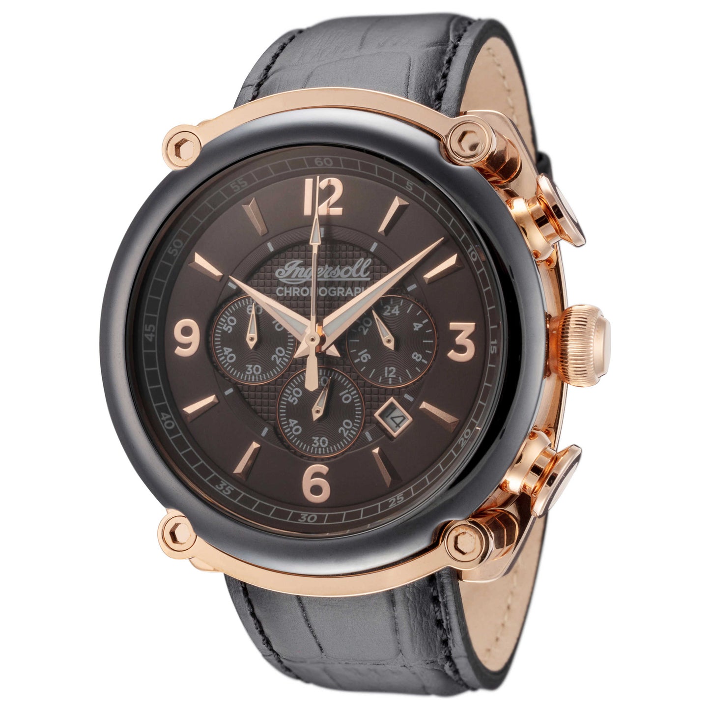 Front view of Ingersoll Michigan Men's Quartz Watch I01202