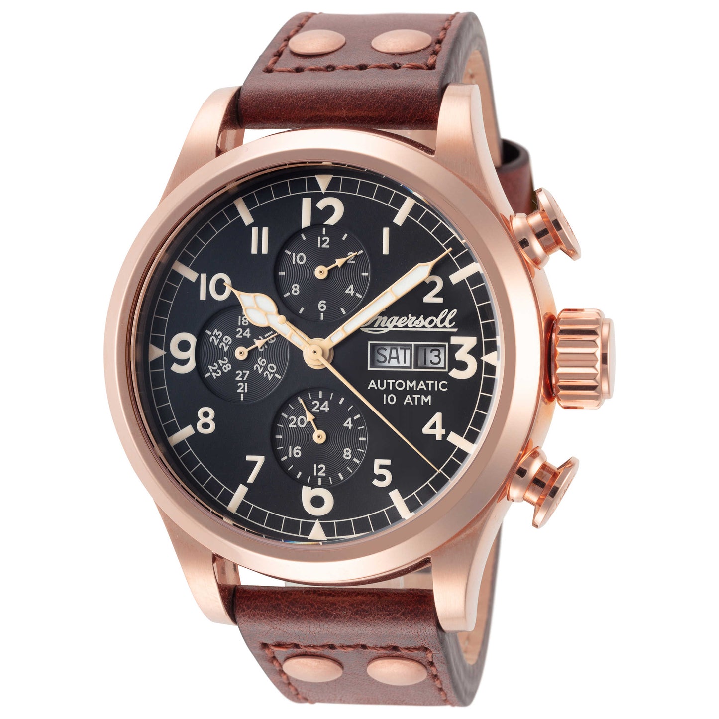 Front view of Ingersoll Armstrong Men's Automatic Watch I02201