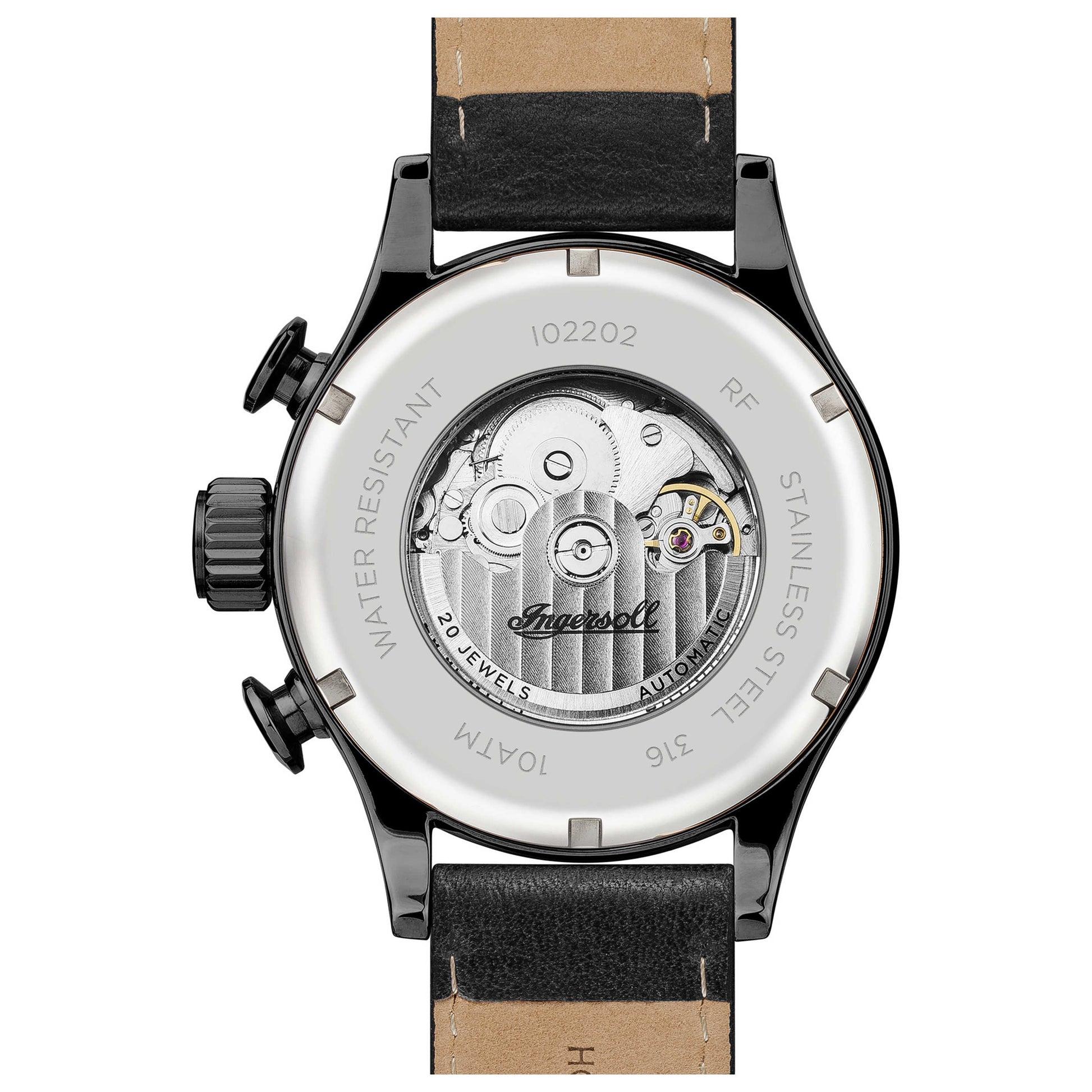 Back view of Ingersoll Armstrong Men's Automatic Watch I02202