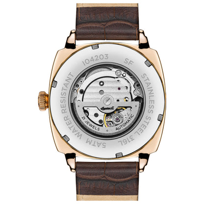 Back view of Ingersoll Columbus Men's Automatic Watch I04203