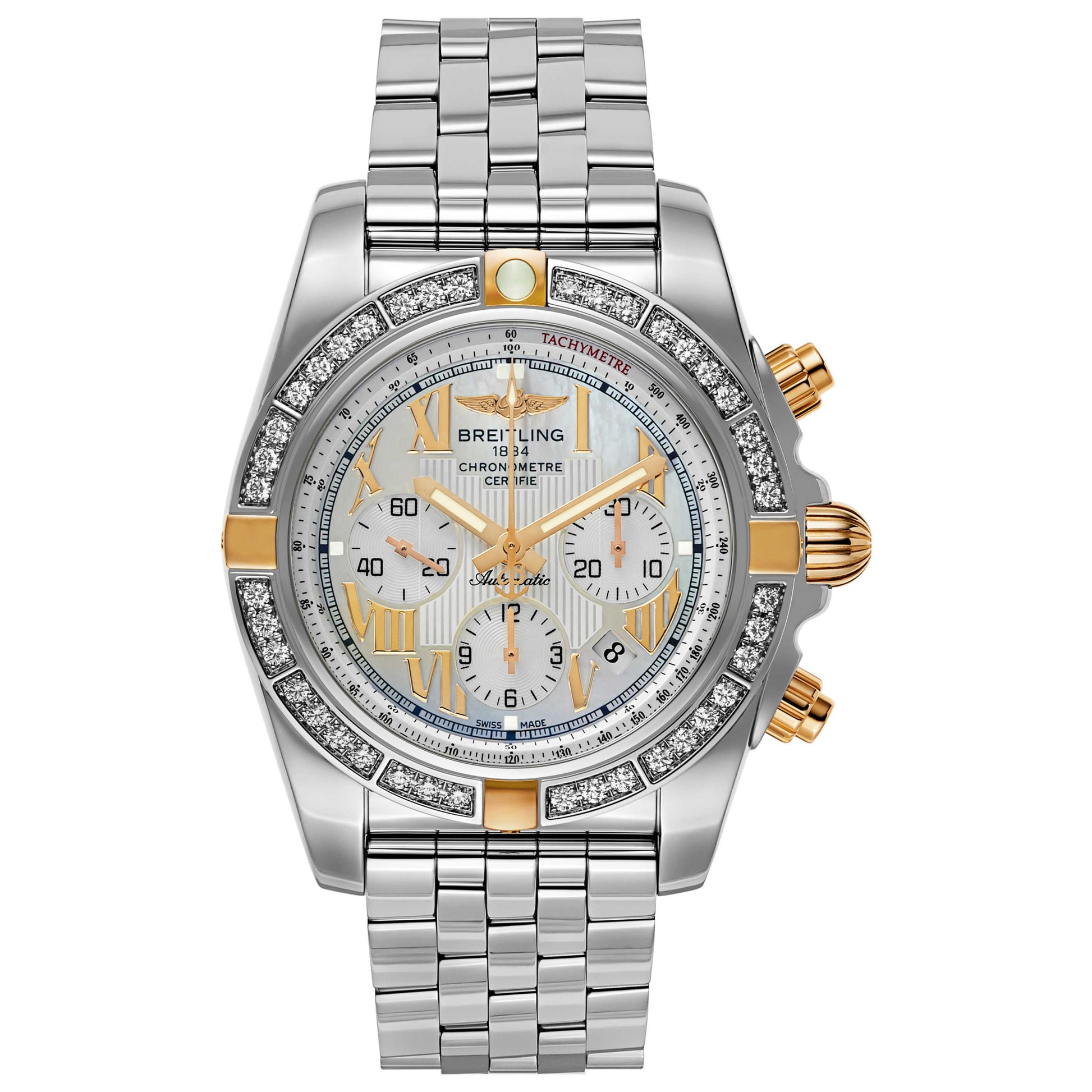 Front view of Breitling Men's Automatic Watch IB011053-A693-375A