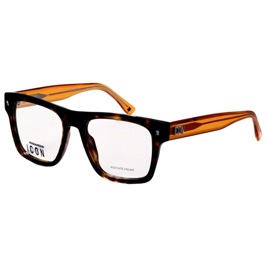 Front view of Dsquared2 Men's Opticals ICON0018-L9G-52