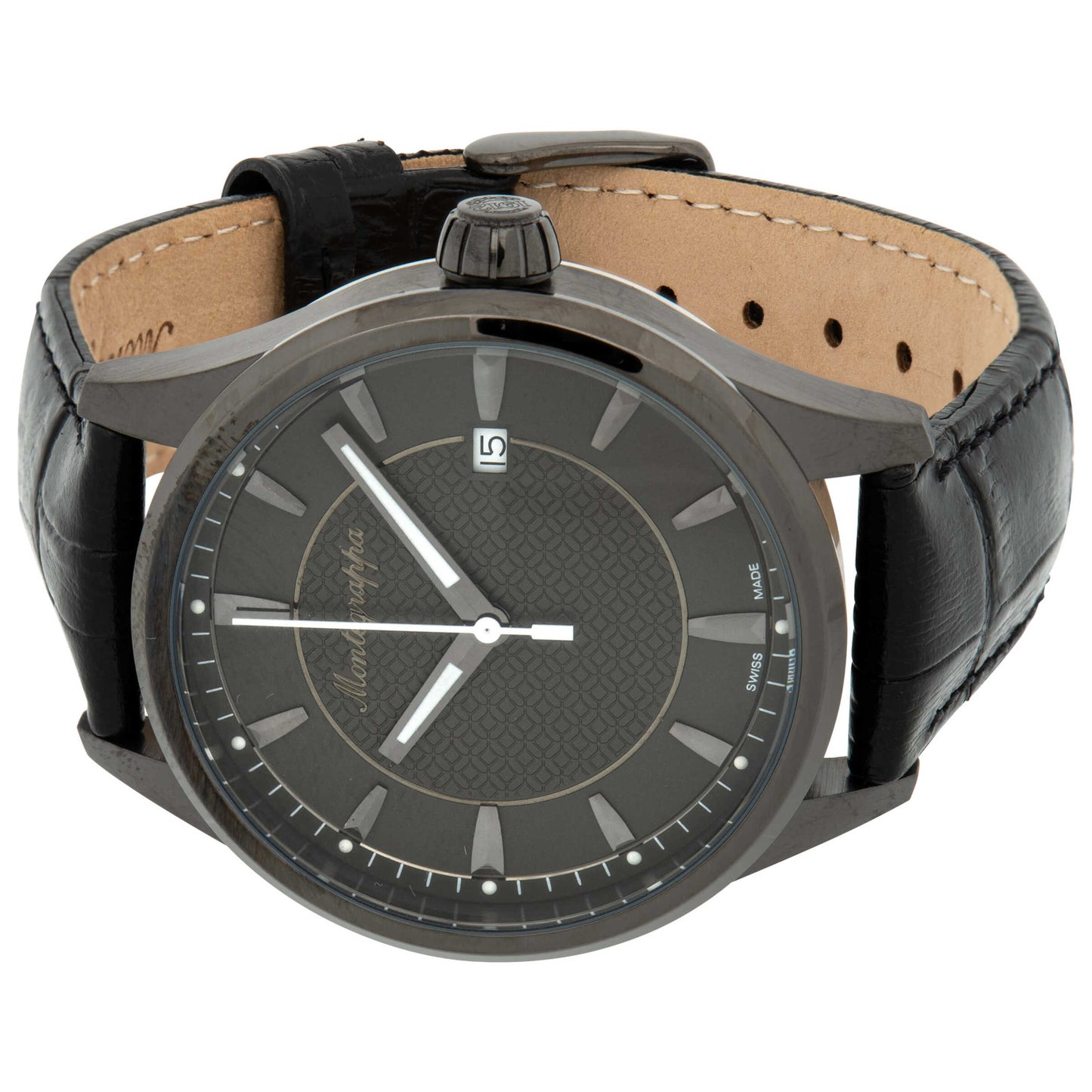 Back view of Montegrappa Fortuna Men's Quartz Watch IDFOWALC