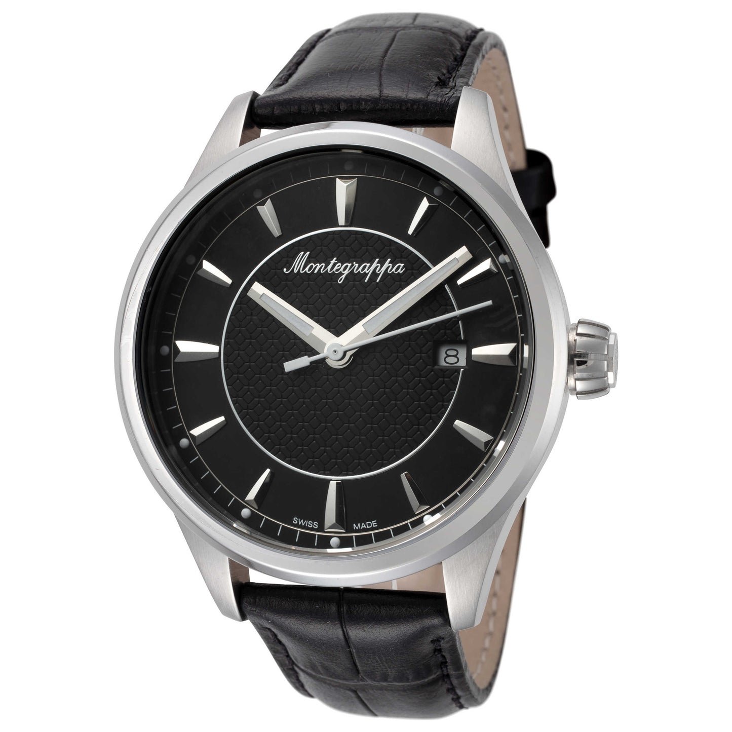 Front view of Montegrappa Fortuna Men's Quartz Watch IDFOWALC