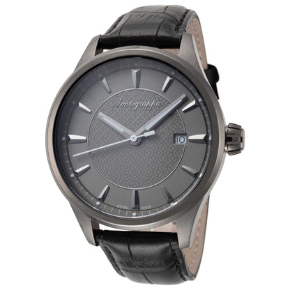 Front view of Montegrappa Fortuna Men's Quartz Watch IDFOWALG