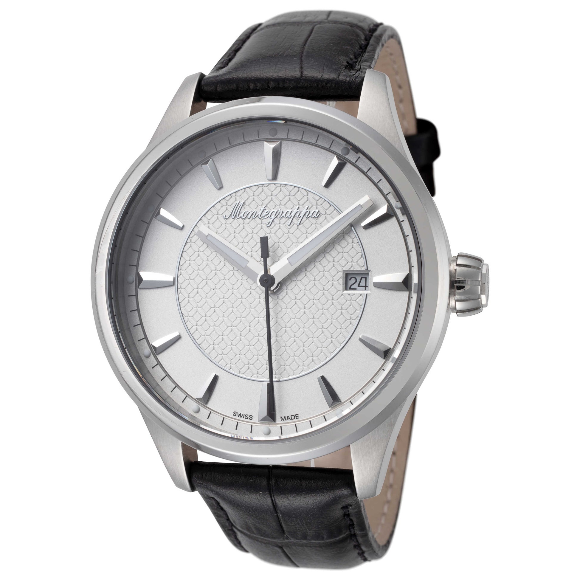 Front view of Montegrappa Fortuna Men's Quartz Watch IDFOWALJ