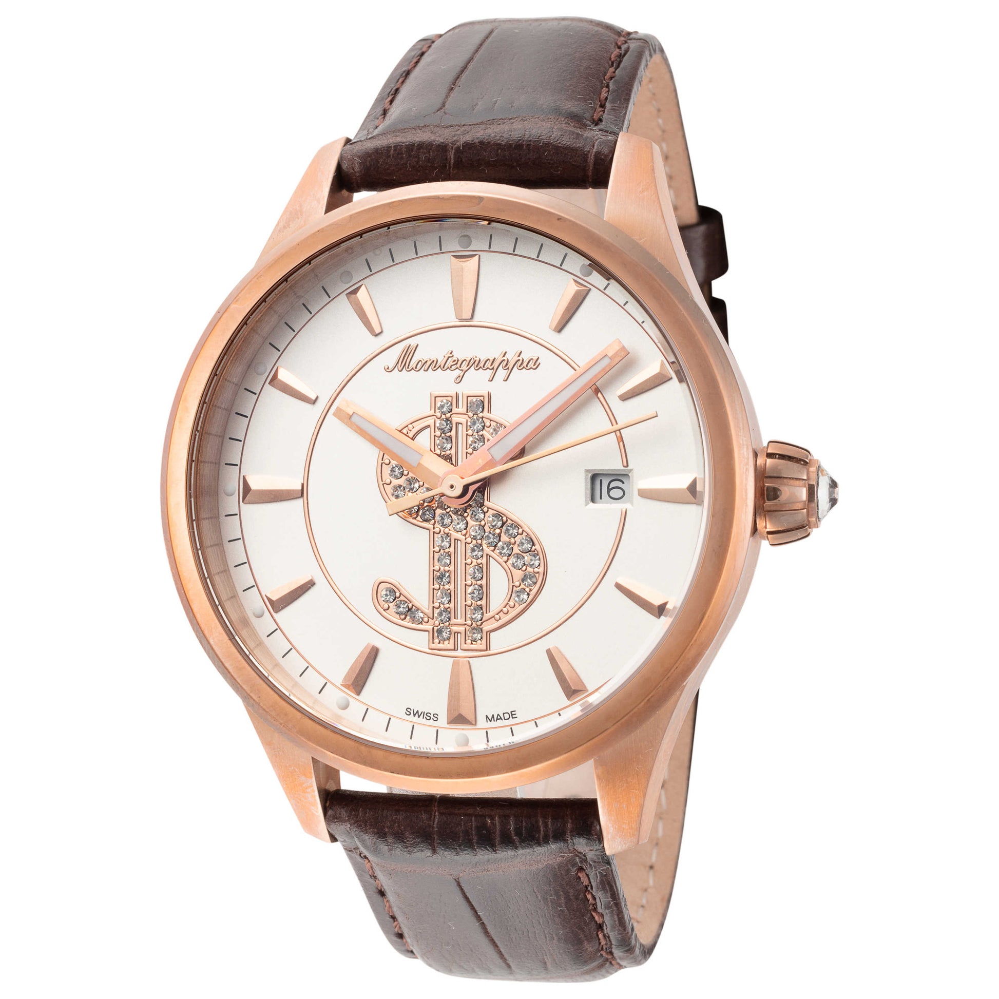 Front view of Montegrappa Cash Men's Quartz Watch IDF$WARW