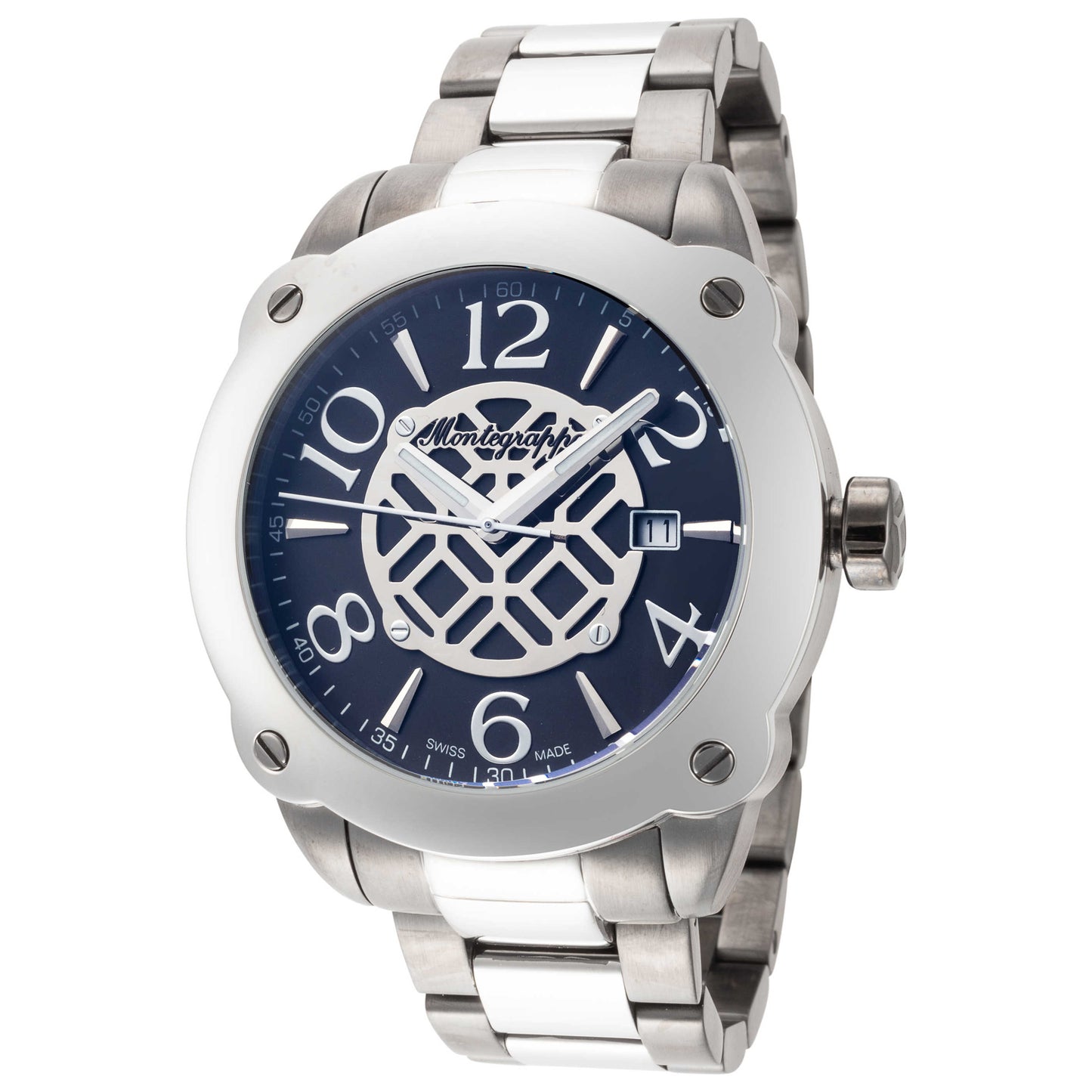 Front view of Montegrappa Filigree Men's Quartz Watch IDOMWAIL