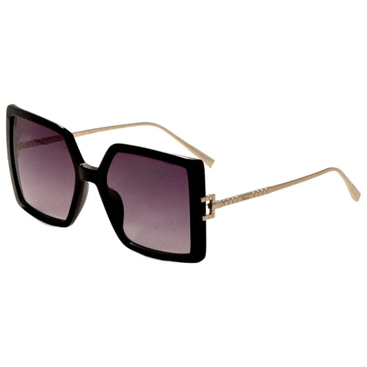 Front view of Chopard Women's Sunglasses IKCH334560BLK