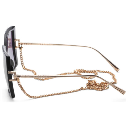 Left view of Chopard Women's Sunglasses IKCH334560BLK