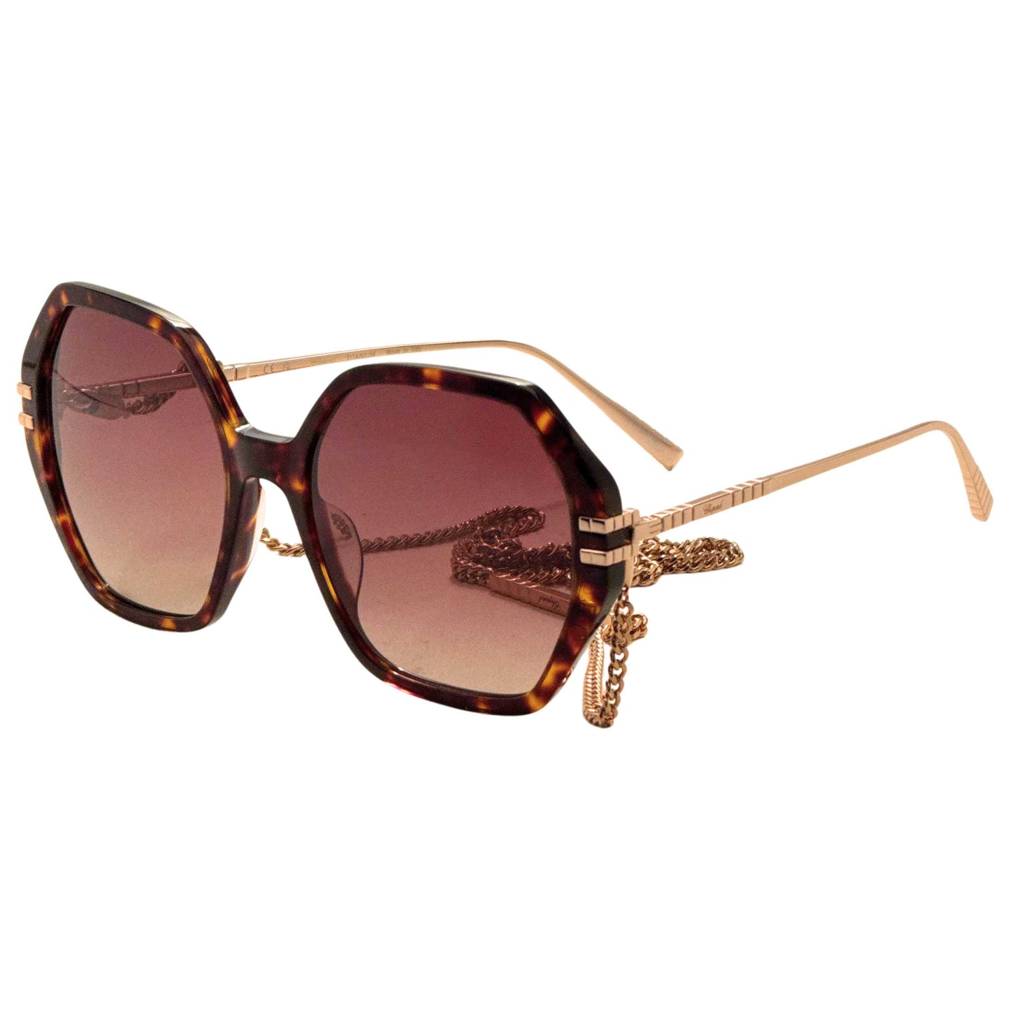 Front view of Chopard Women's Sunglasses IKCH3705704BL