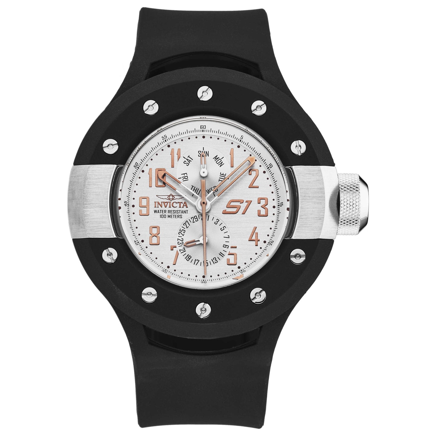 Front view of Invicta Vintage Men's Quartz Watch IN-10000