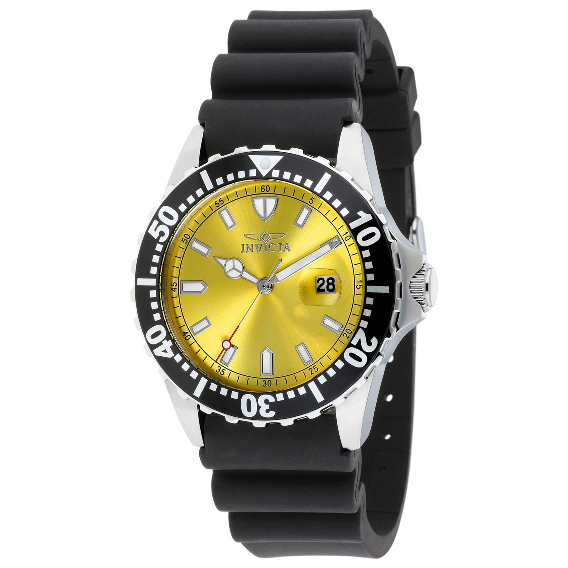 Front view of Invicta Pro Diver Men's Japanese Quartz (Battery-Powered) Watch IN-10918