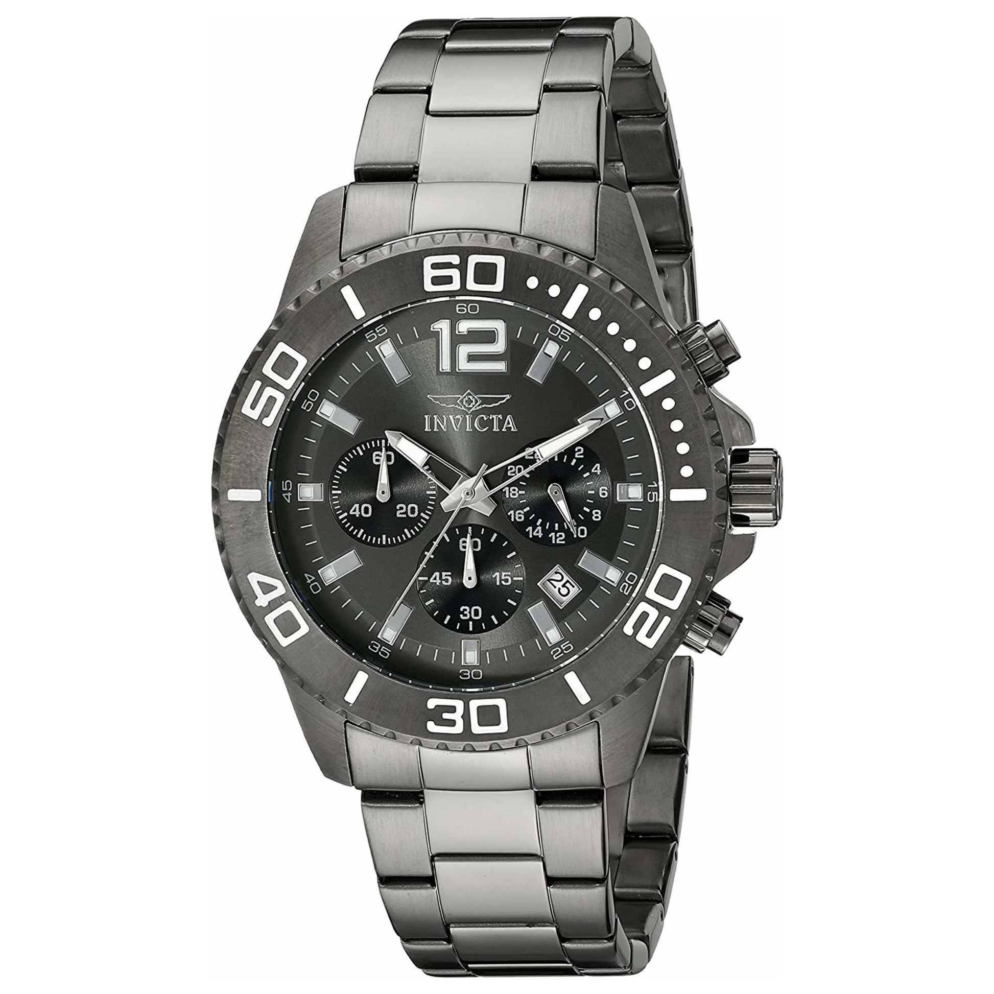 Front view of Invicta Pro Diver Men's Japanese Quartz (Battery-Powered) Watch IN-17403