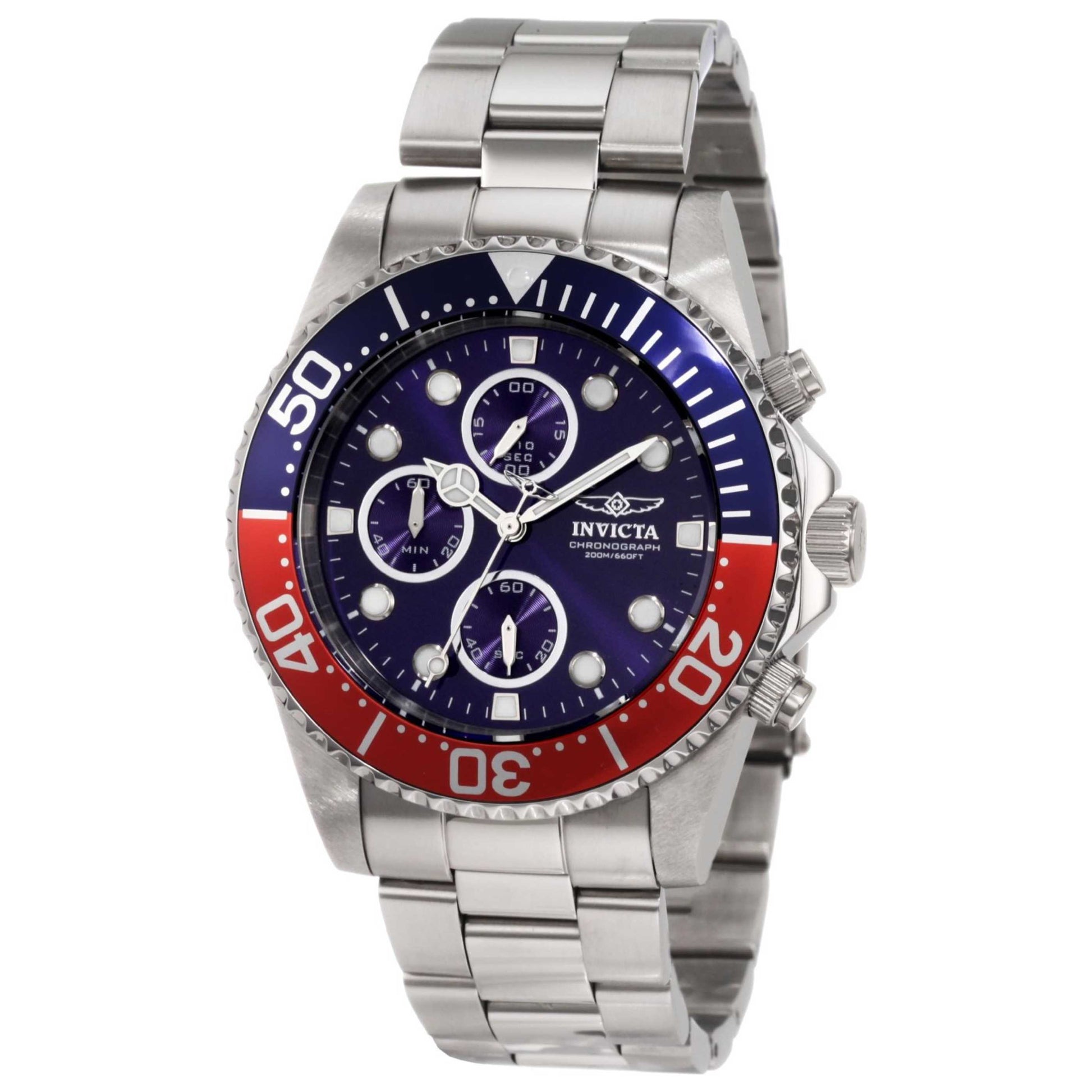 Front view of Invicta Pro Diver Men's Quartz Watch IN-1771