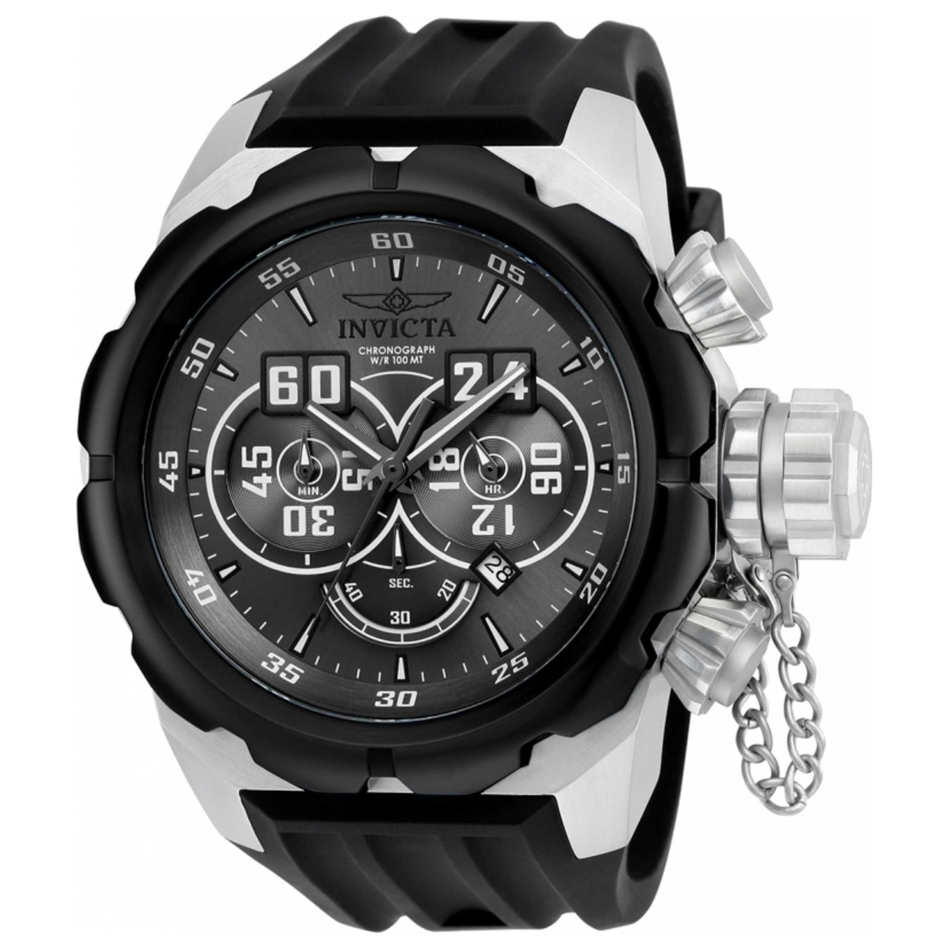Front view of Invicta Russian Diver Men's Japanese Quartz (Battery-Powered) Watch IN-21629
