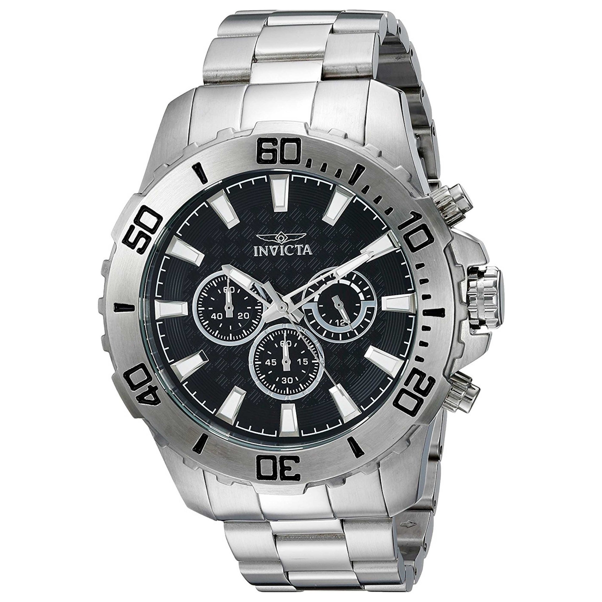 Front view of Invicta Pro Diver Men's Japanese Quartz (Battery-Powered) Watch IN-22542