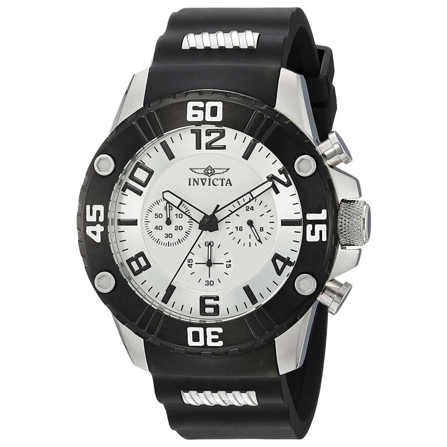 Front view of Invicta Pro Diver Men's Japanese Quartz (Battery-Powered) Watch IN-22698