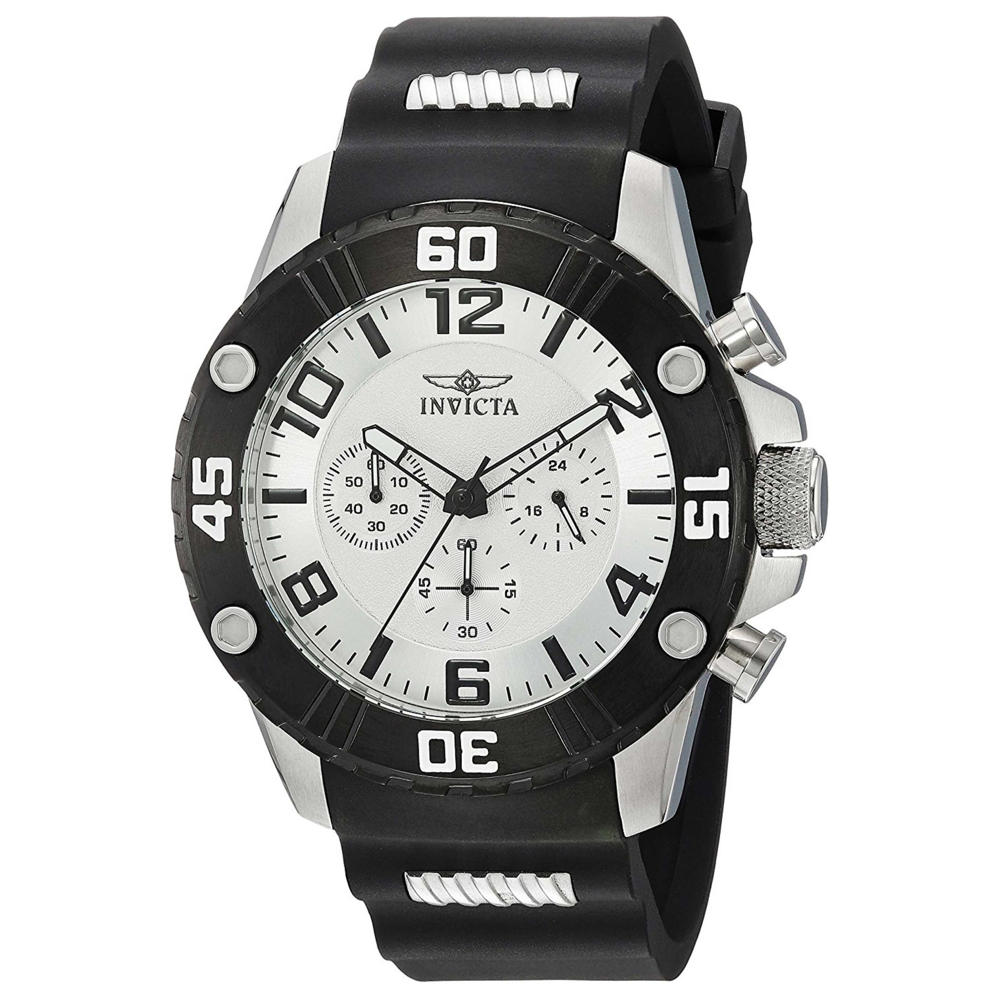 Front view of Invicta Pro Diver Men's Japanese Quartz (Battery-Powered) Watch IN-22698