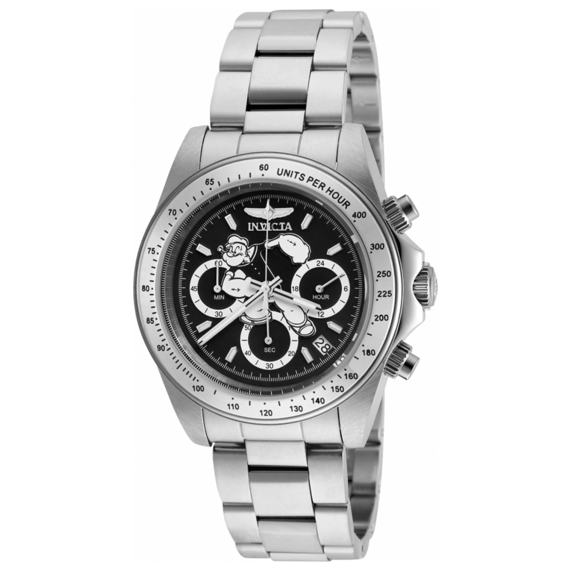 Front view of Invicta Character Collection Men's Japanese Quartz (Battery-Powered) Watch IN-24482