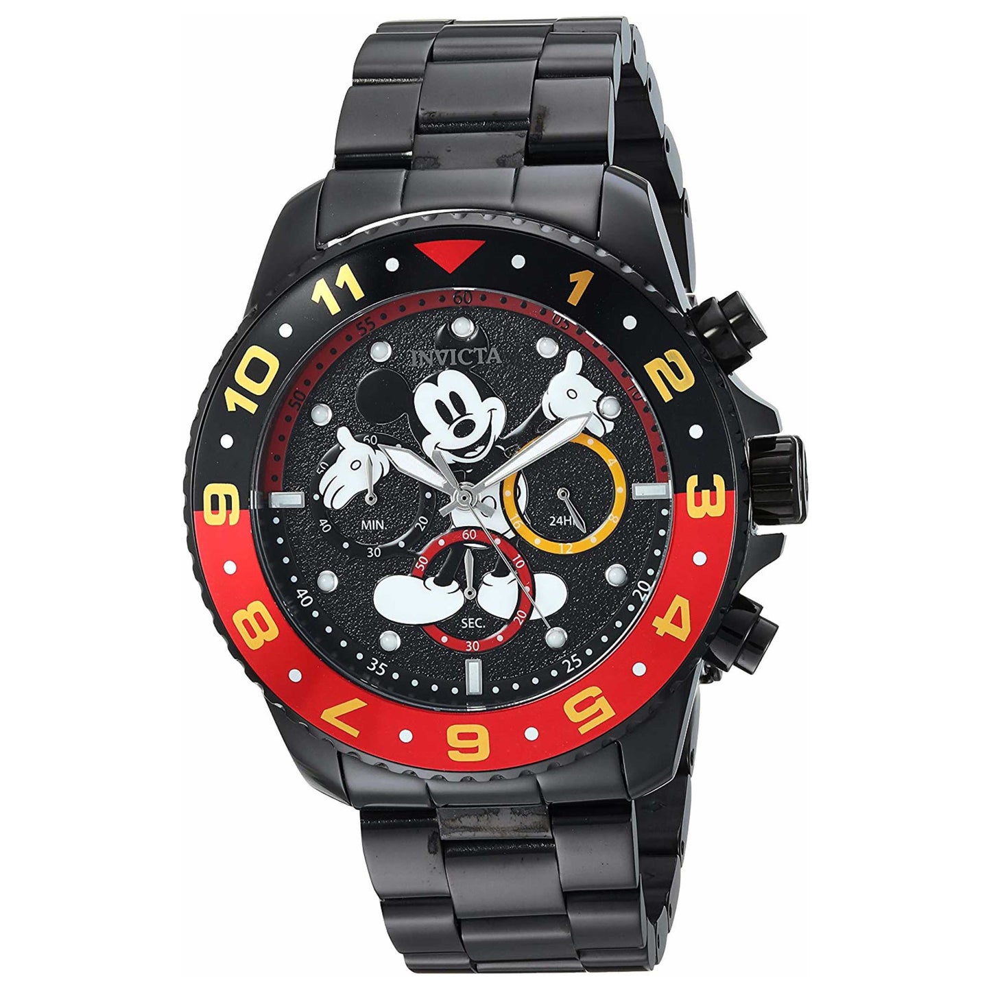 Front view of Invicta Disney Limited Edition Men's Japanese Quartz (Battery-Powered) Watch IN-24957