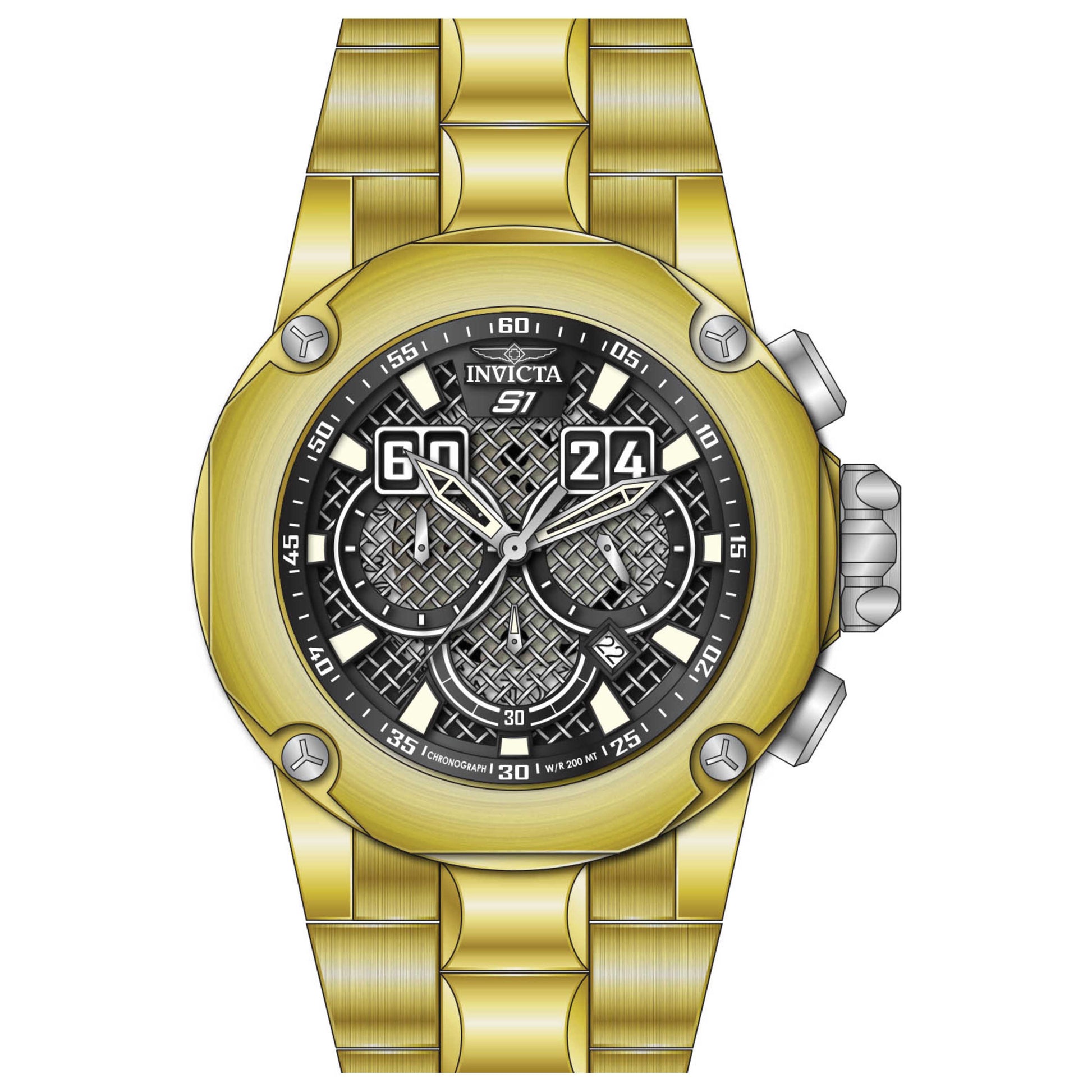 Front view of Invicta S1 Rally Men's Quartz Watch IN-25295
