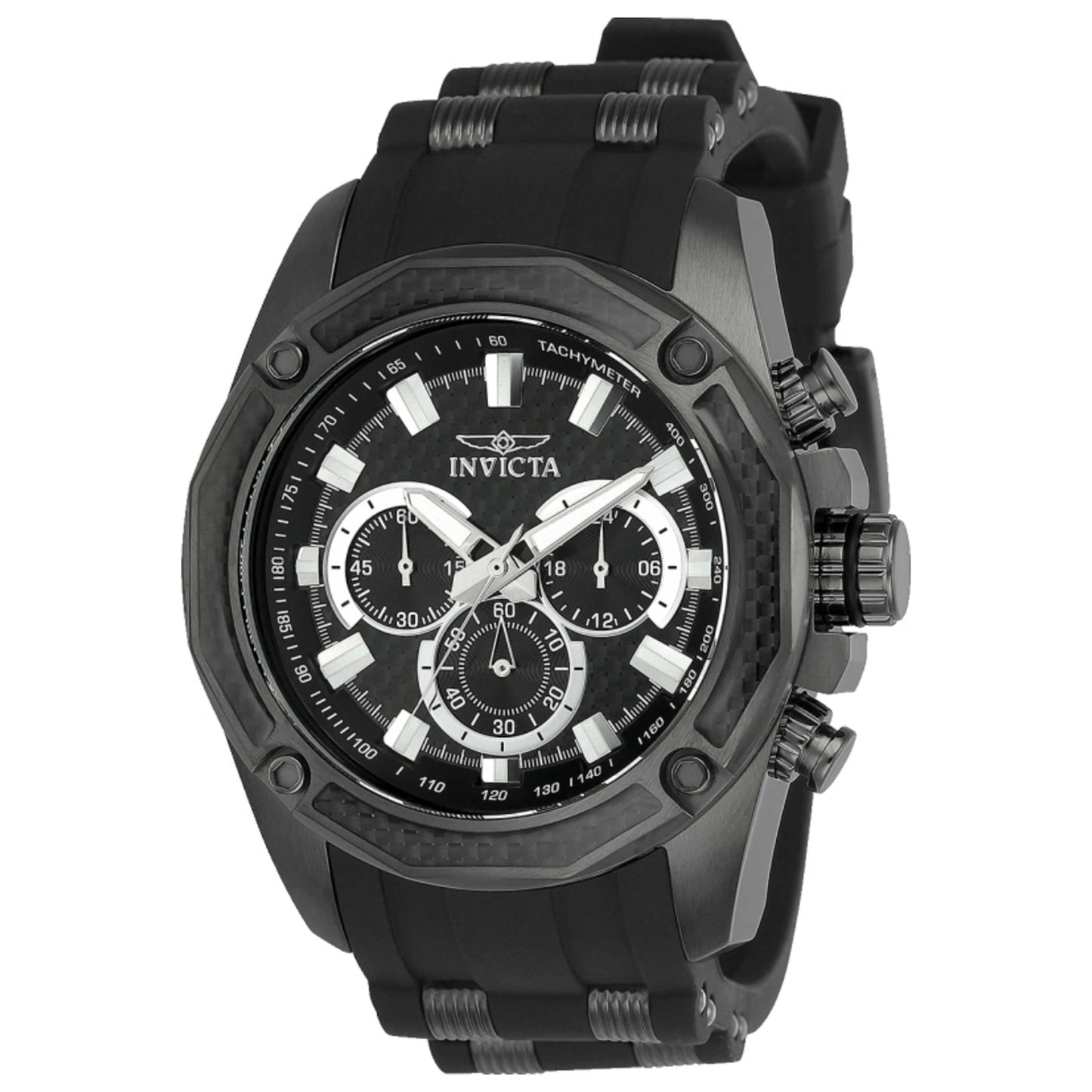 Front view of Invicta Aviator Men's Japanese Quartz (Battery-Powered) Watch IN-25974