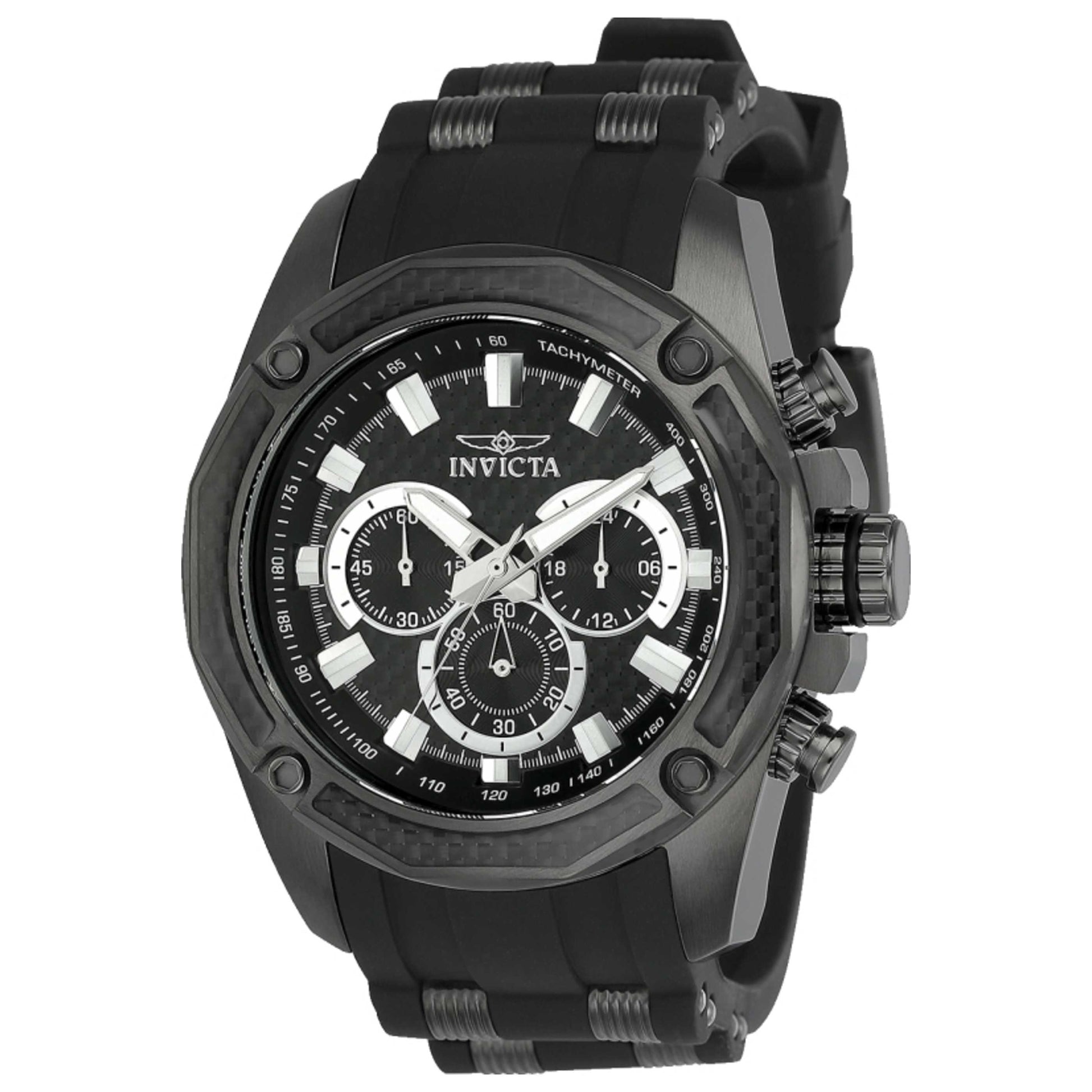 Front view of Invicta Aviator Men's Japanese Quartz (Battery-Powered) Watch IN-25974