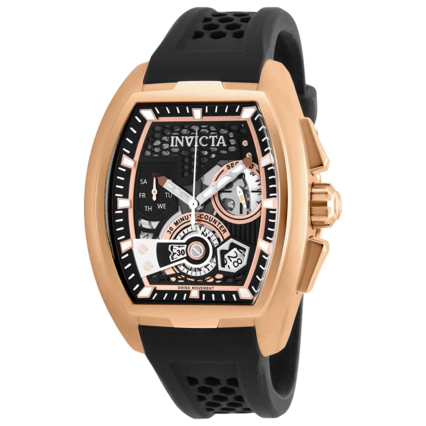 Front view of Invicta S1 Rally Men's Swiss Quartz (Battery-Powered) Watch IN-26400