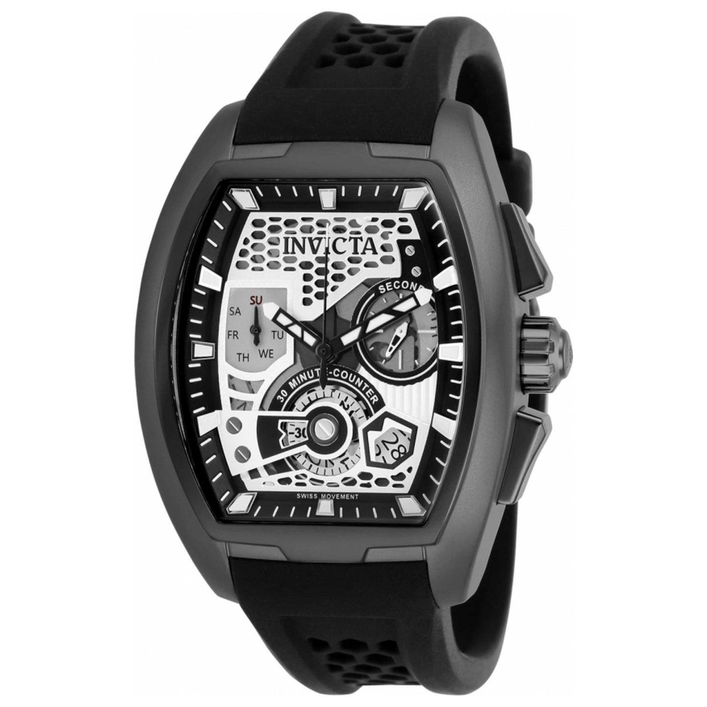 Front view of Invicta S1 Rally Men's Swiss Quartz (Battery-Powered) Watch IN-26401
