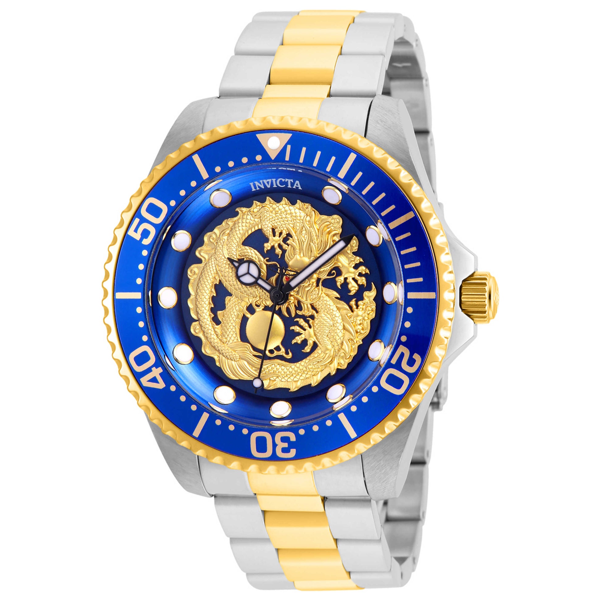 Front view of Invicta Pro Diver Men's Automatic Watch IN-26491