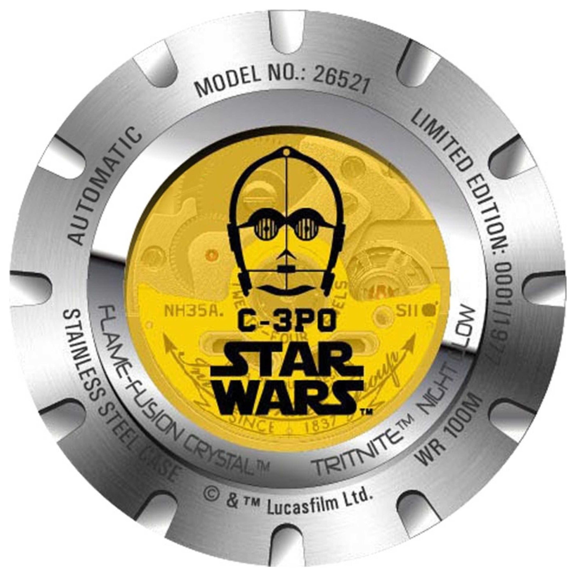 Invicta Star Wars Men's Automatic Watch IN-26521 - Image #3