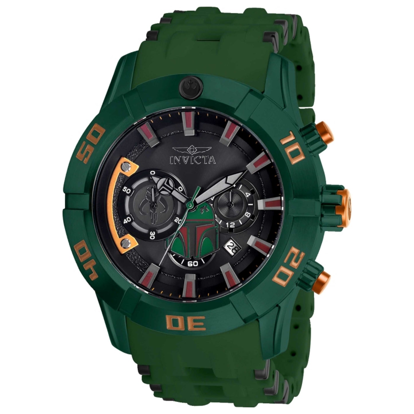 Front view of Invicta Star Wars Men's Japanese Quartz (Battery-Powered) Watch IN-26546