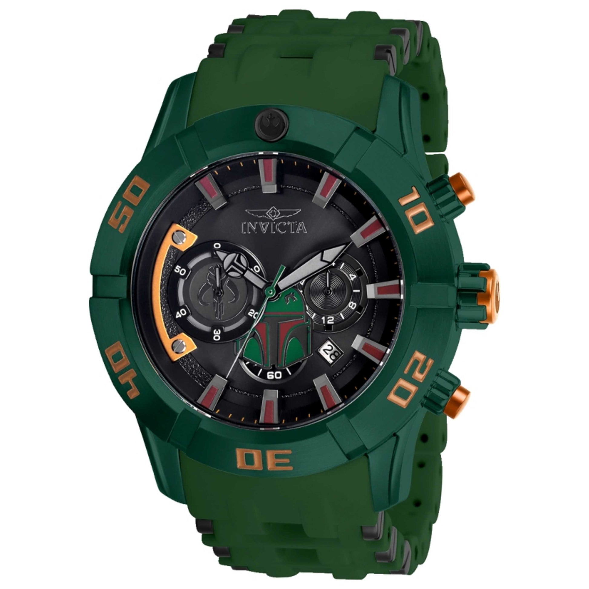 Front view of Invicta Star Wars Men's Japanese Quartz (Battery-Powered) Watch IN-26546