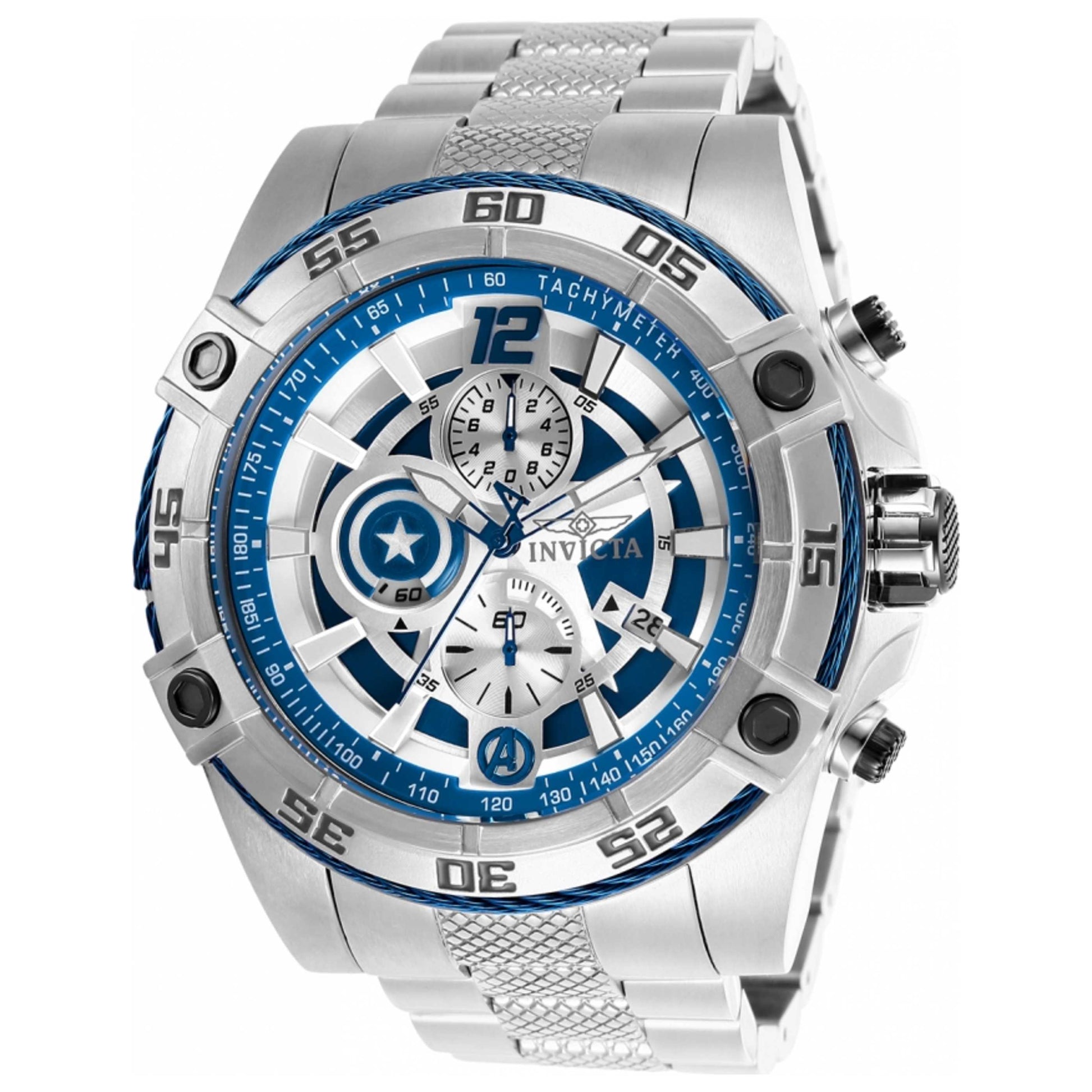 Front view of Invicta Marvel Men's Japanese Quartz (Battery-Powered) Watch IN-26793