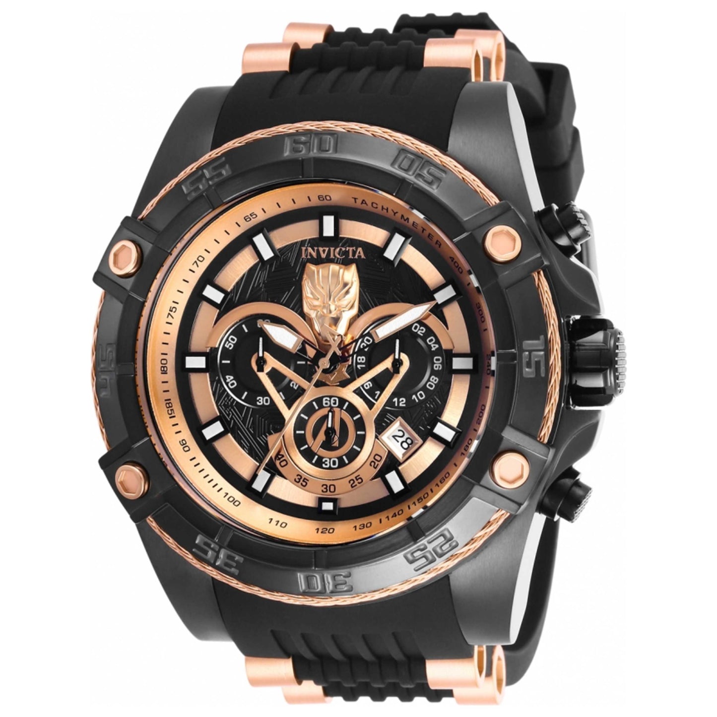 Front view of Invicta Marvel Men's Japanese Quartz (Battery-Powered) Watch IN-26804