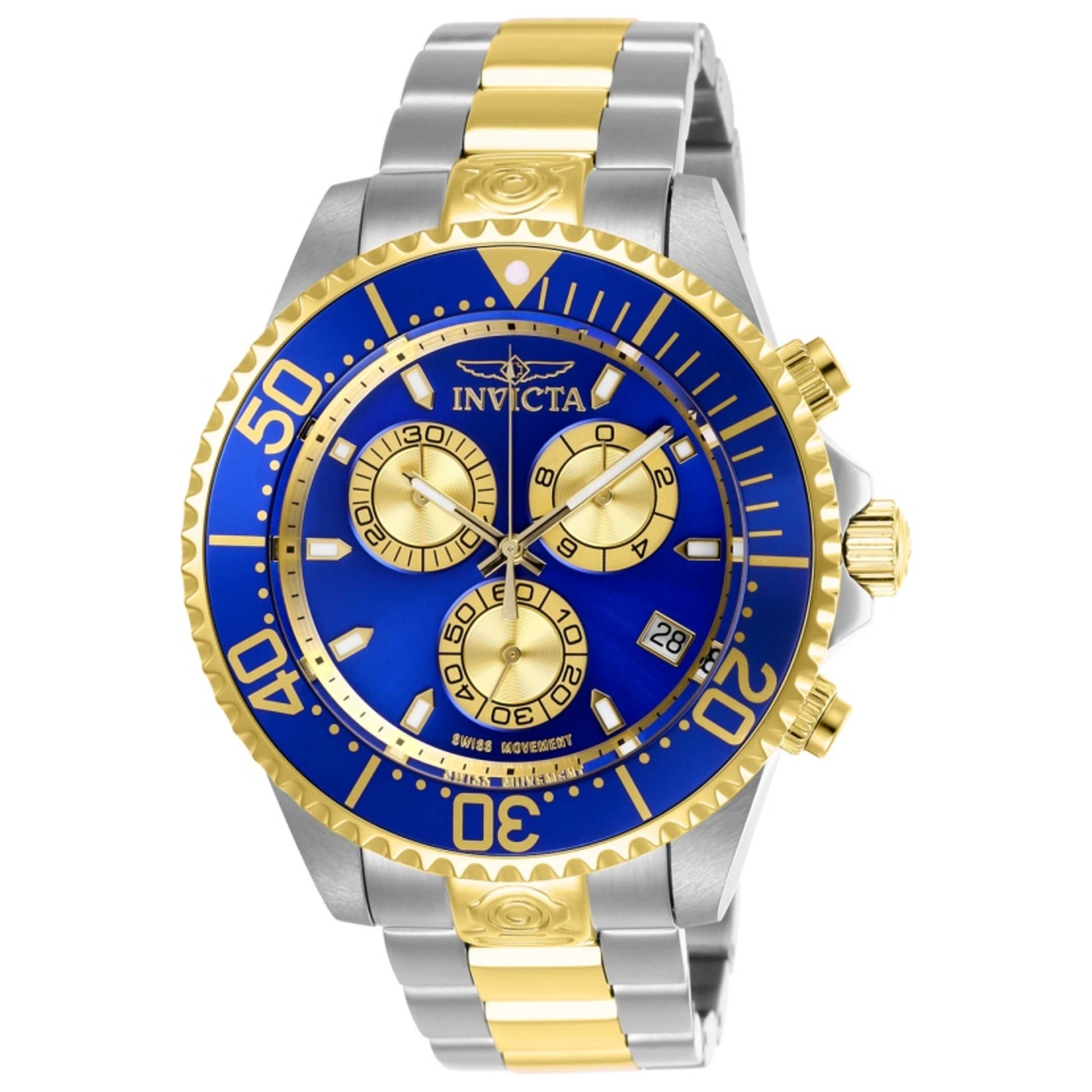 Front view of Invicta Pro Diver Men's Swiss Quartz (Battery-Powered) Watch IN-26851