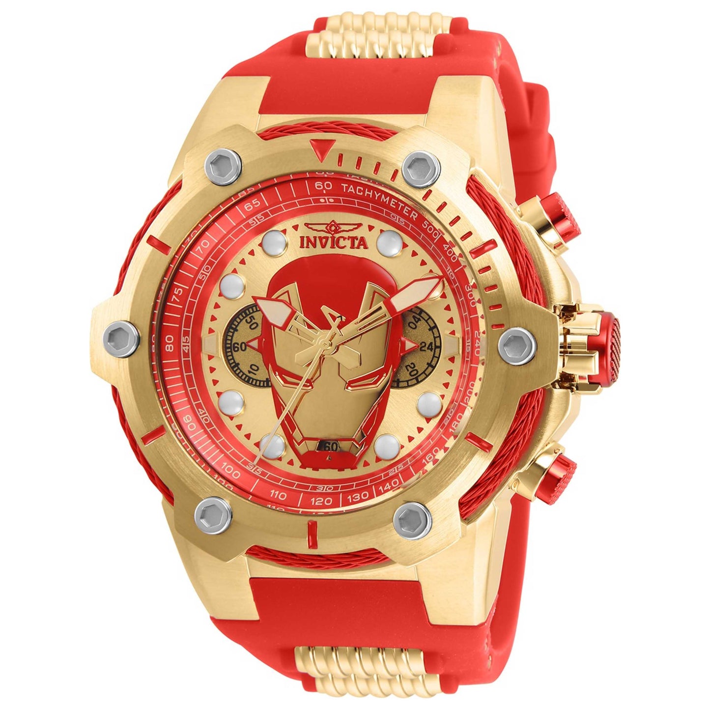 Front view of Invicta Marvel Men's Quartz Watch IN-26906