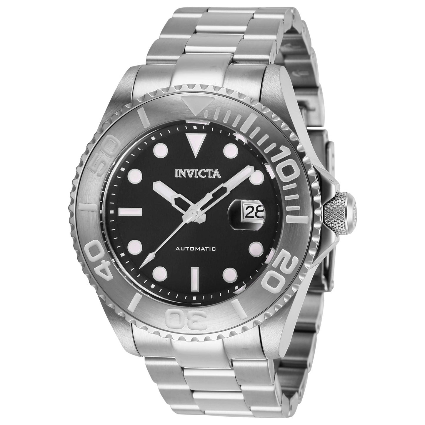 Front view of Invicta Pro Diver Men's Automatic Watch IN-27304