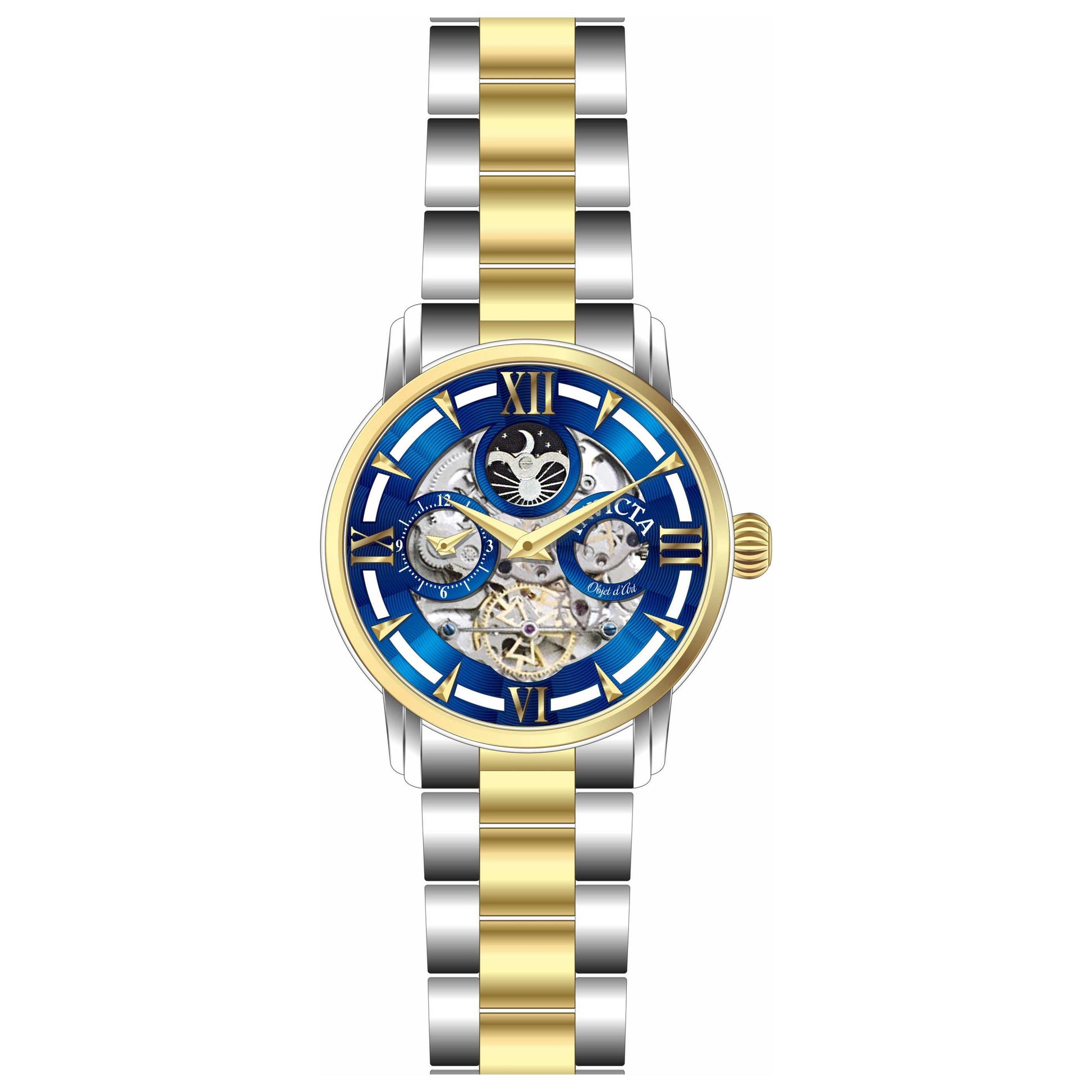 Front view of Invicta Objet D Art Men's Automatic Watch IN-27577