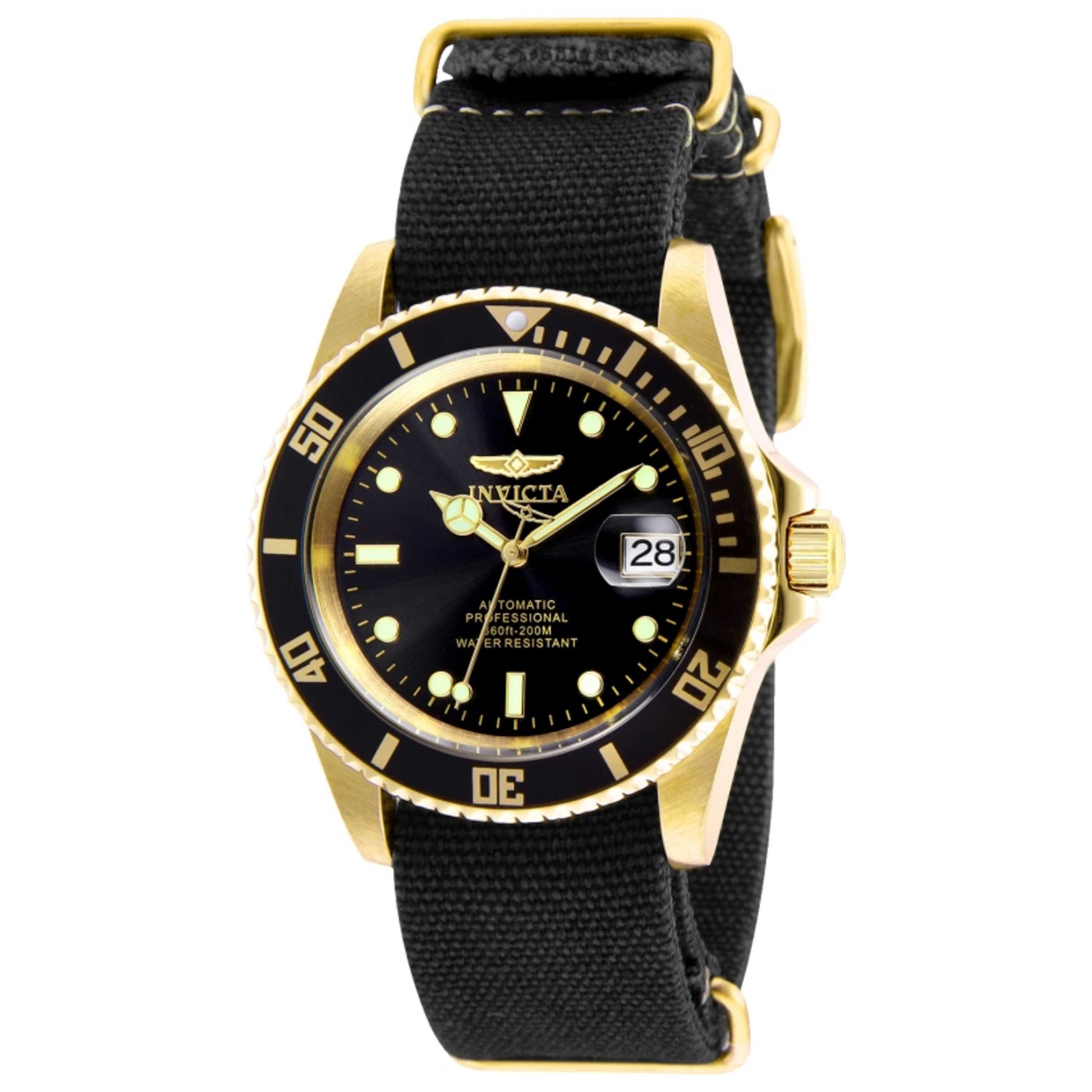 Front view of Invicta Pro Diver Men's Automatic Watch IN-27626