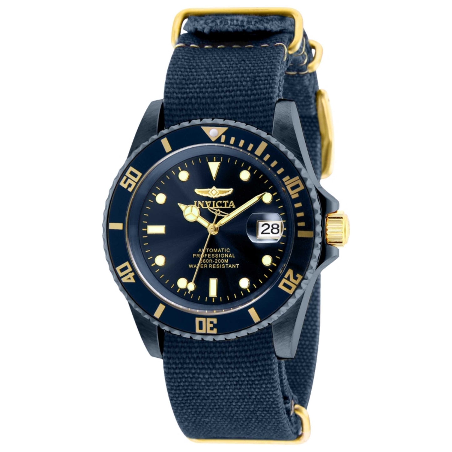 Front view of Invicta Pro Diver Men's Automatic Watch IN-27631