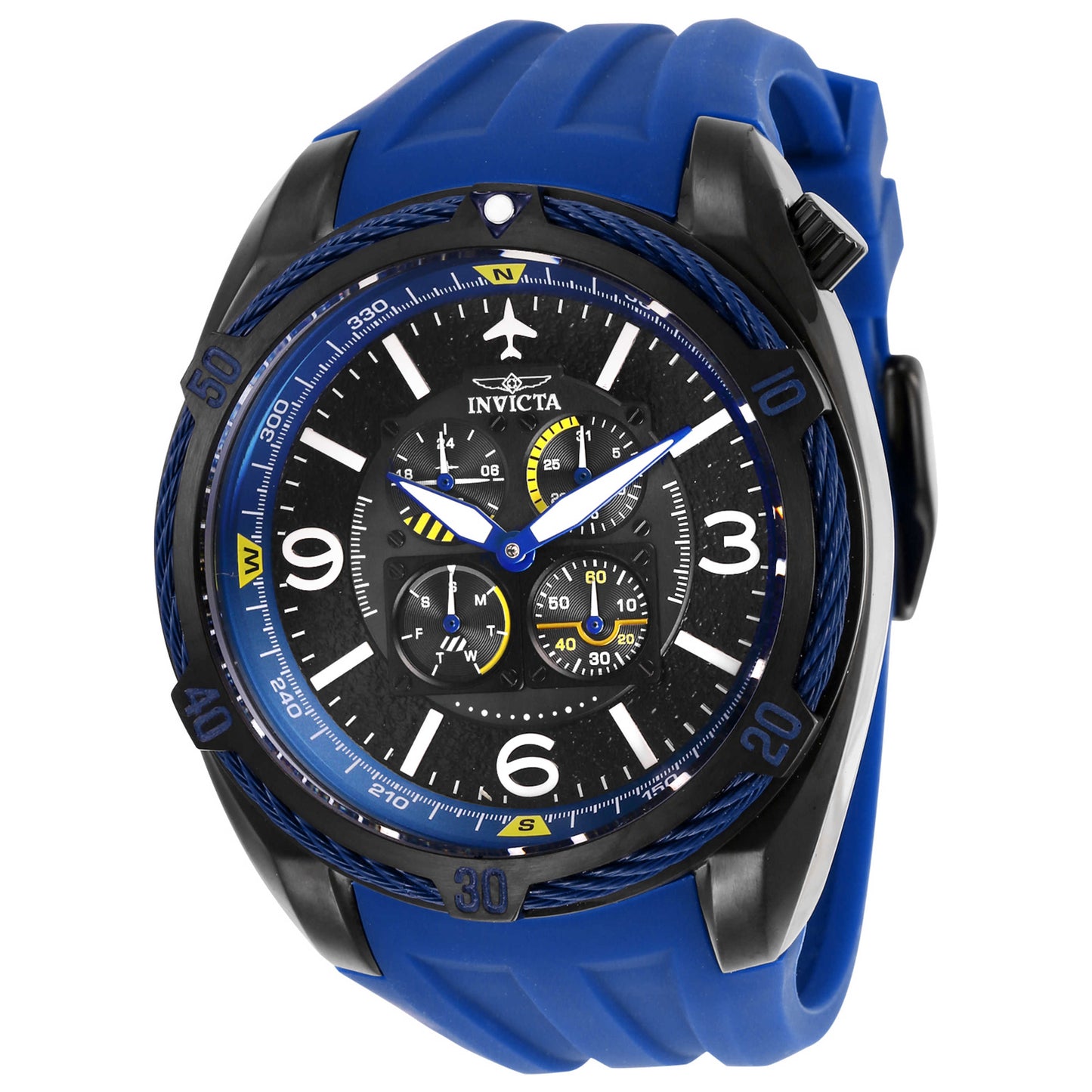 Front view of Invicta Aviator Men's Quartz Watch IN-28077