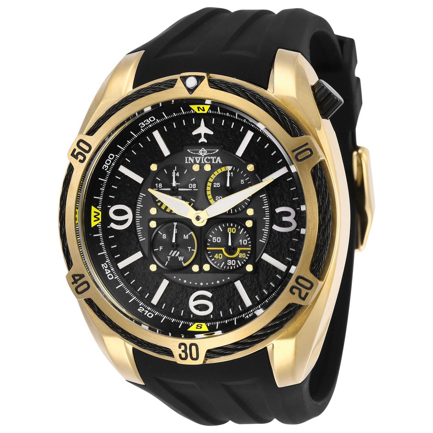 Front view of Invicta Aviator Men's Quartz Watch IN-28079