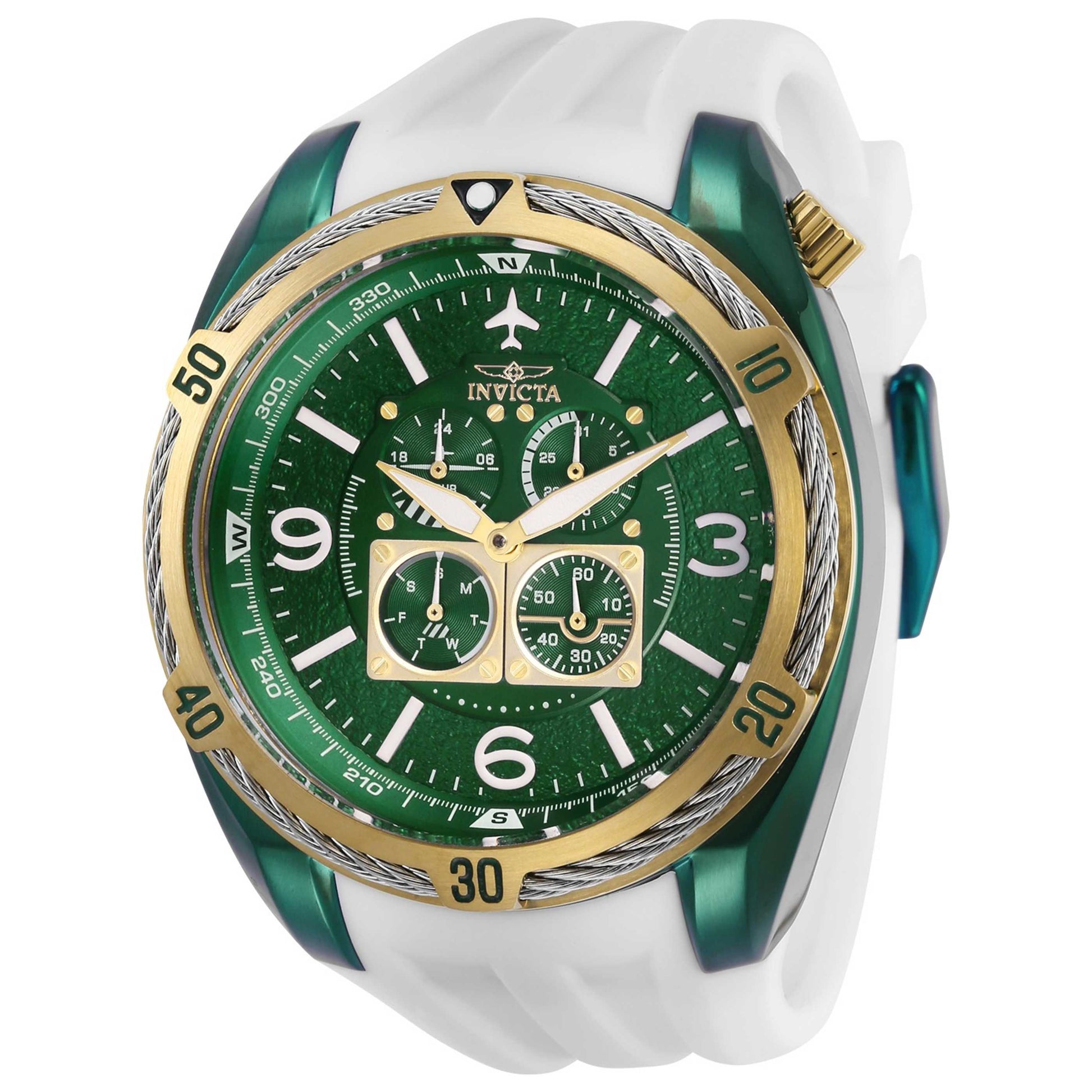 Front view of Invicta Aviator Men's Quartz Watch IN-28082