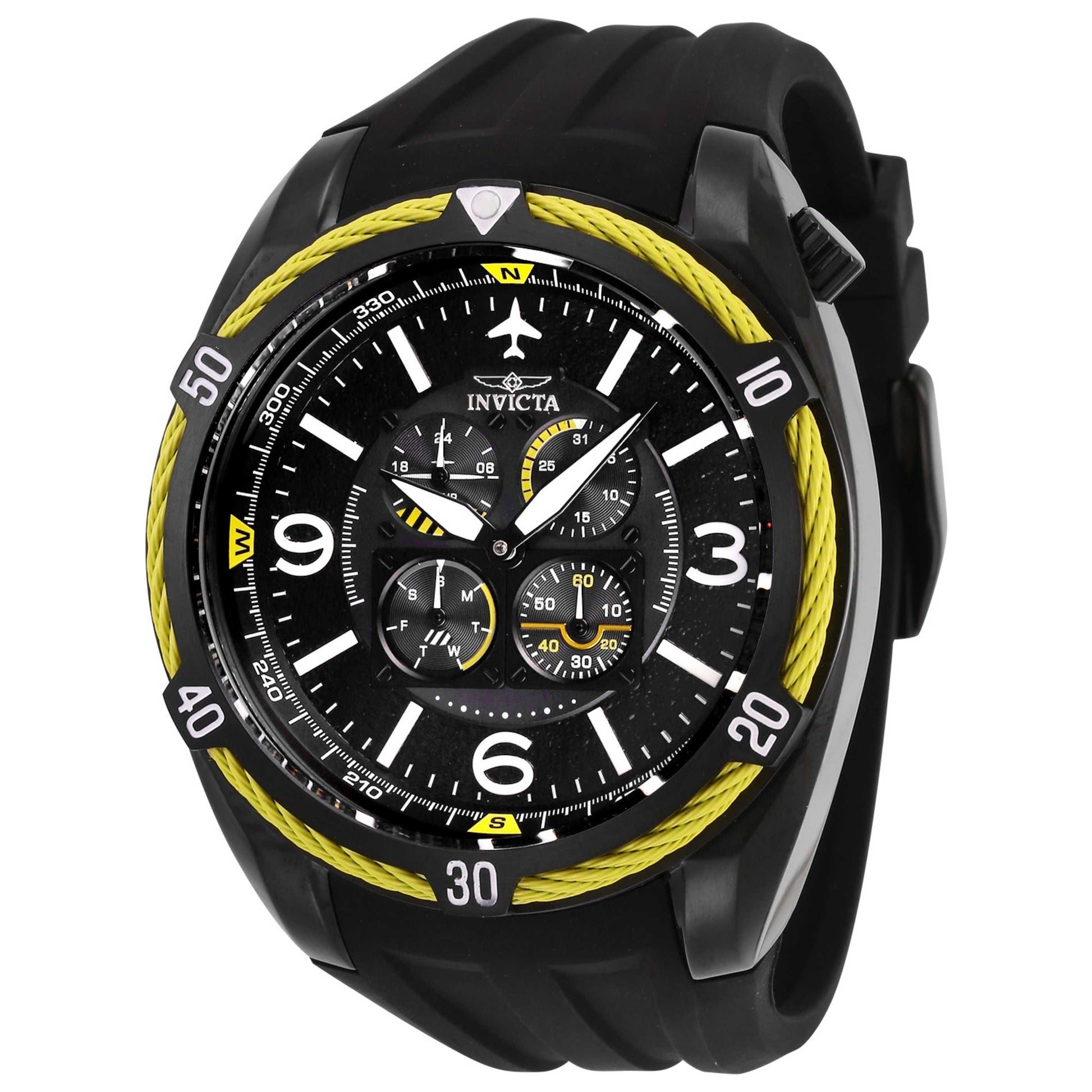 Front view of Invicta Aviator Men's Quartz Watch IN-28085