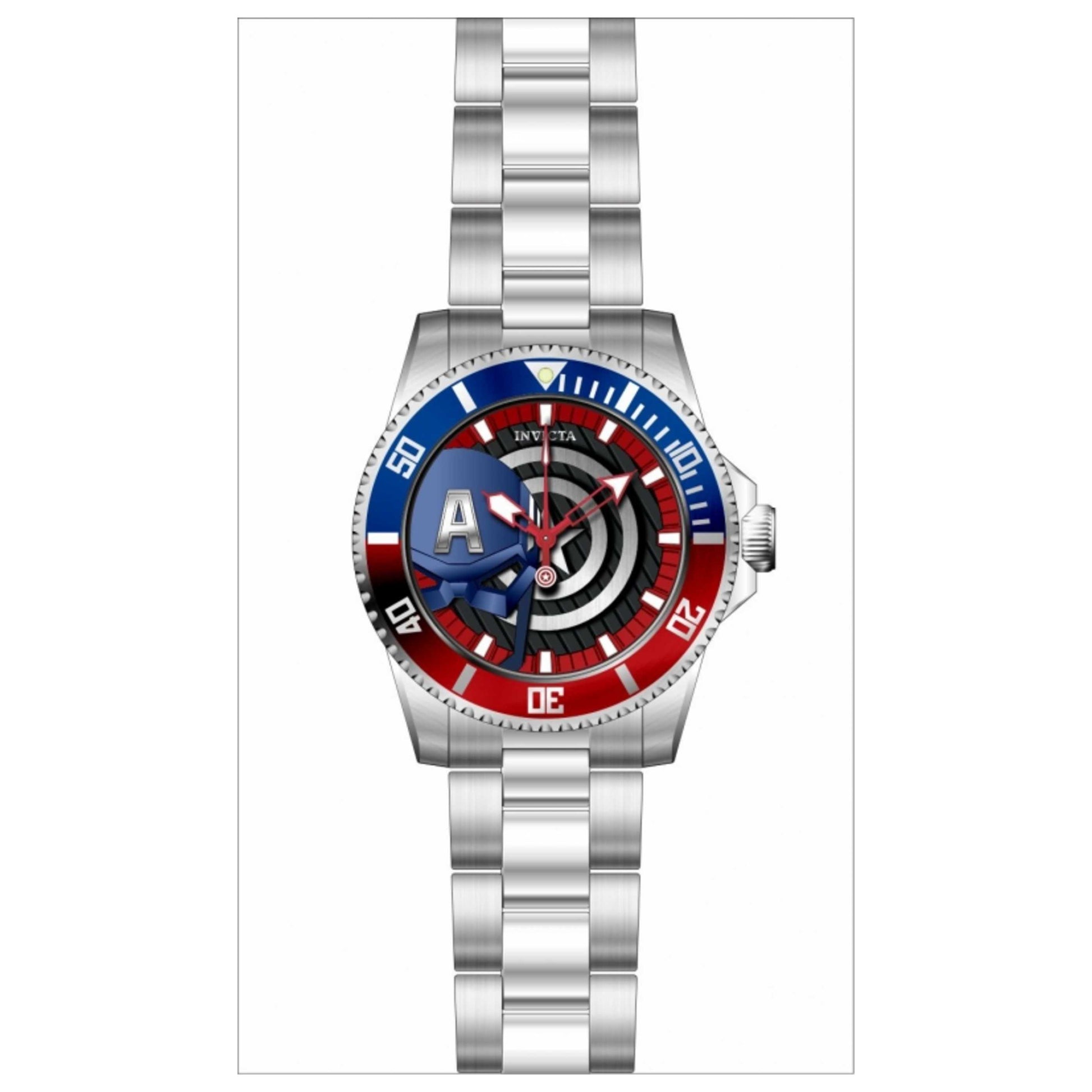 Front view of Invicta Marvel Men's Quartz Watch IN-29680